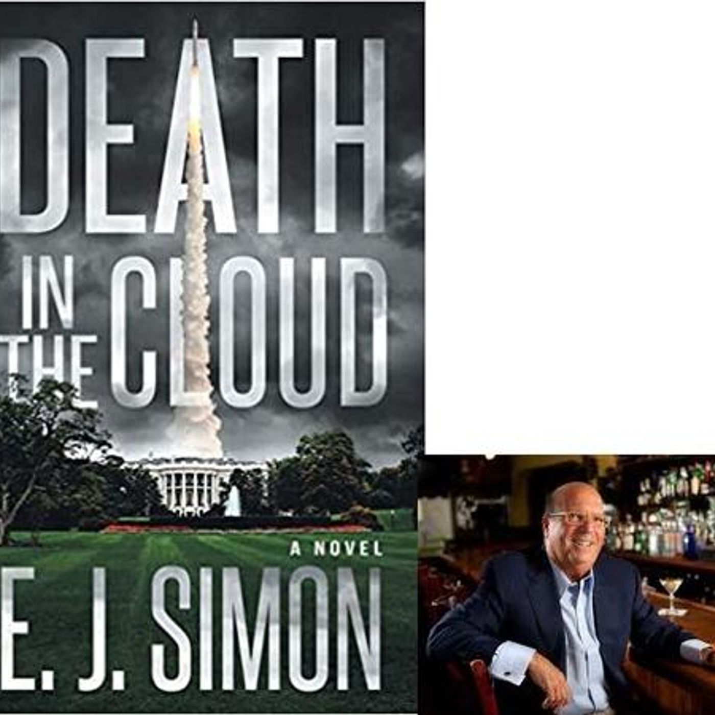 Author E.J. Simon returns to #ConversationsLIVE w/ #DeathintheCloud episode artwork