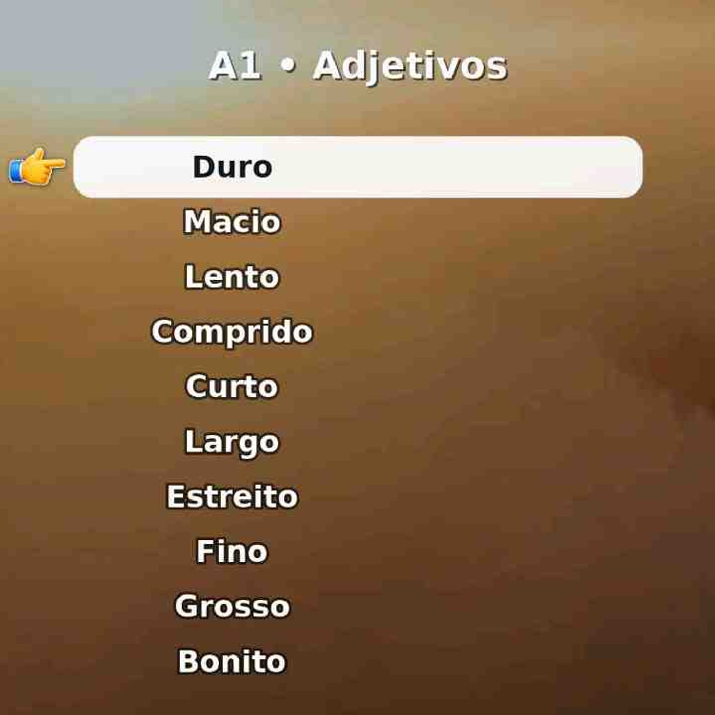 Repita em voz alta_ adjetivos. Nível A1. episode artwork