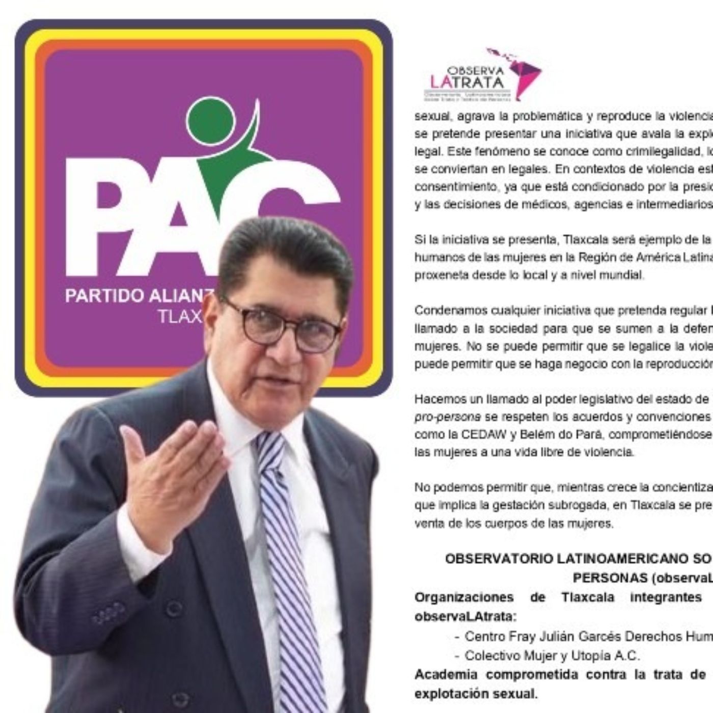 TLAXCALA EN EL OJO INTERNACIONAL POR PROPUESTA DE GESTACIÓN SUBROGADA: ORGANIZACIONES ALERTAN UNA GRAVE DERIVA CONTRA LOS DERECHOS DE LAS MU