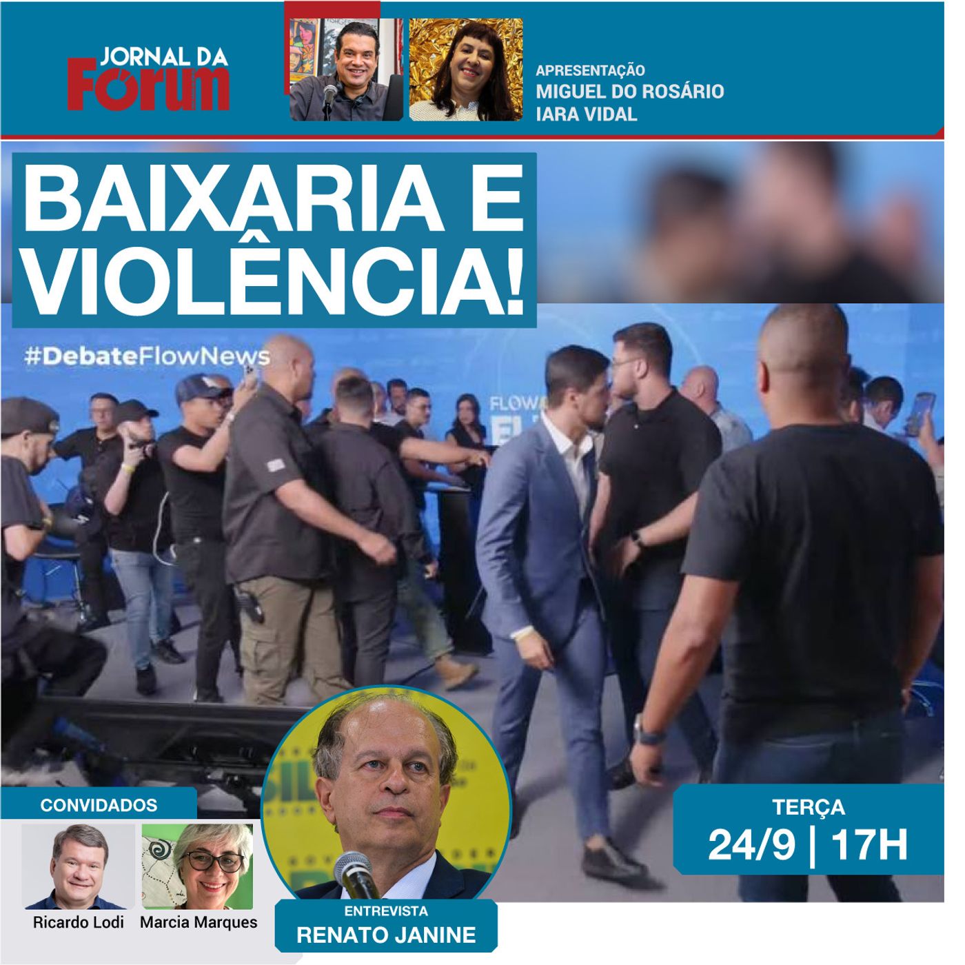 Debate no Flow termina em pancadaria | Lula defende Palestina e Cuba na ONU | 24.09.24 episode artwork