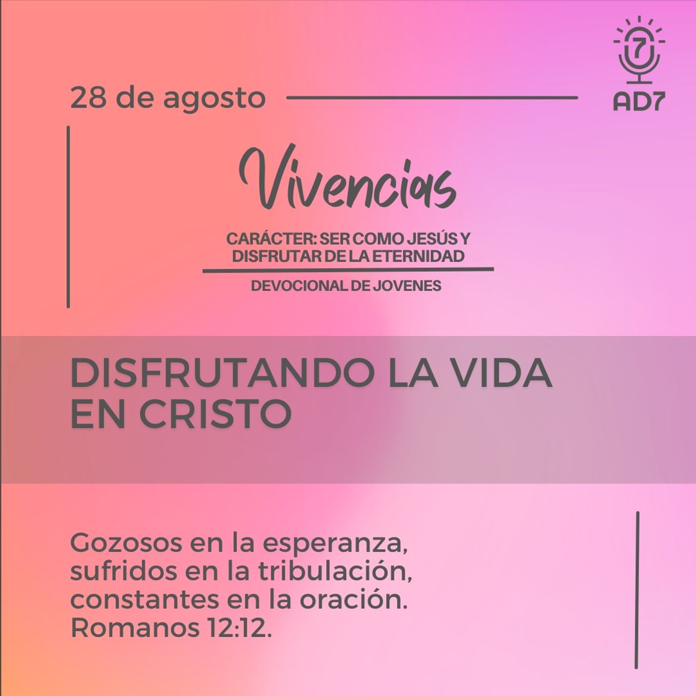 AD7 Devocional - Diferente / Inverso