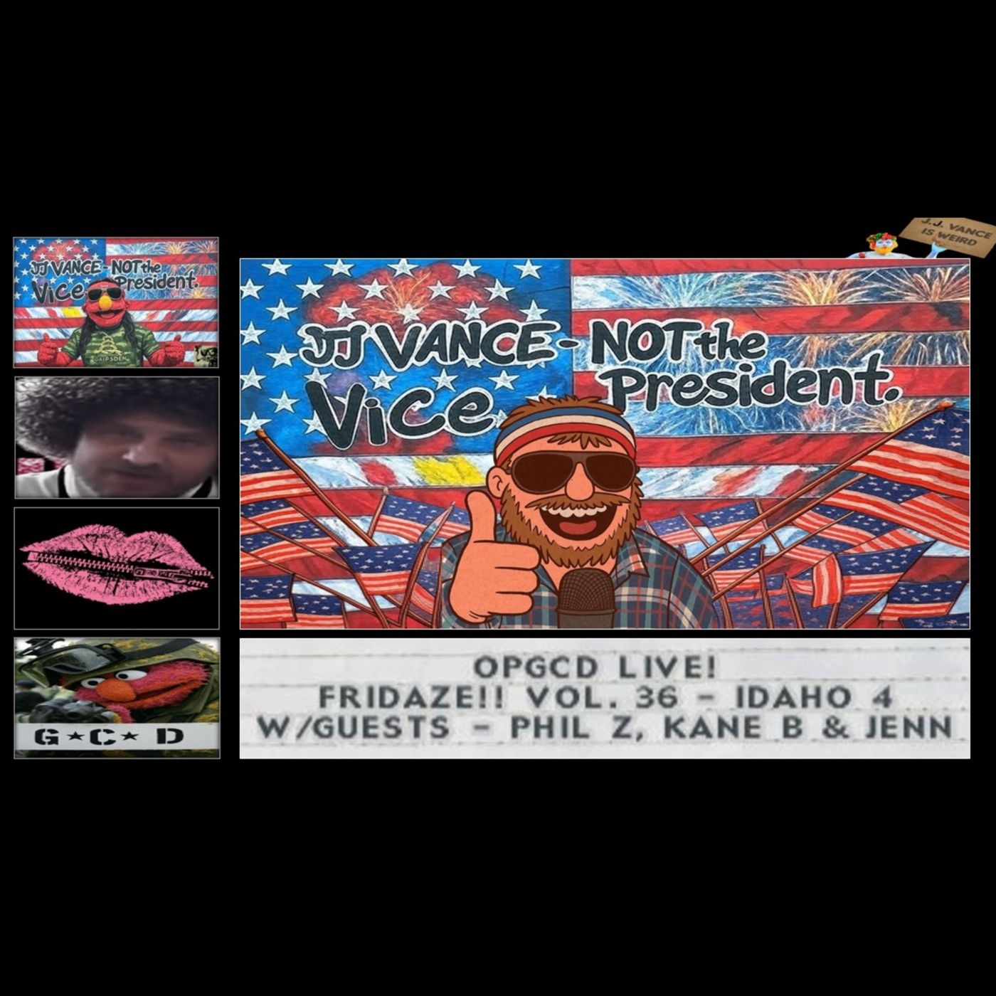 OpGCD Live! Fridaze!! - Vol. 36 - Idaho 4 book review - w/ Phil Z, Kane B, & Jenn