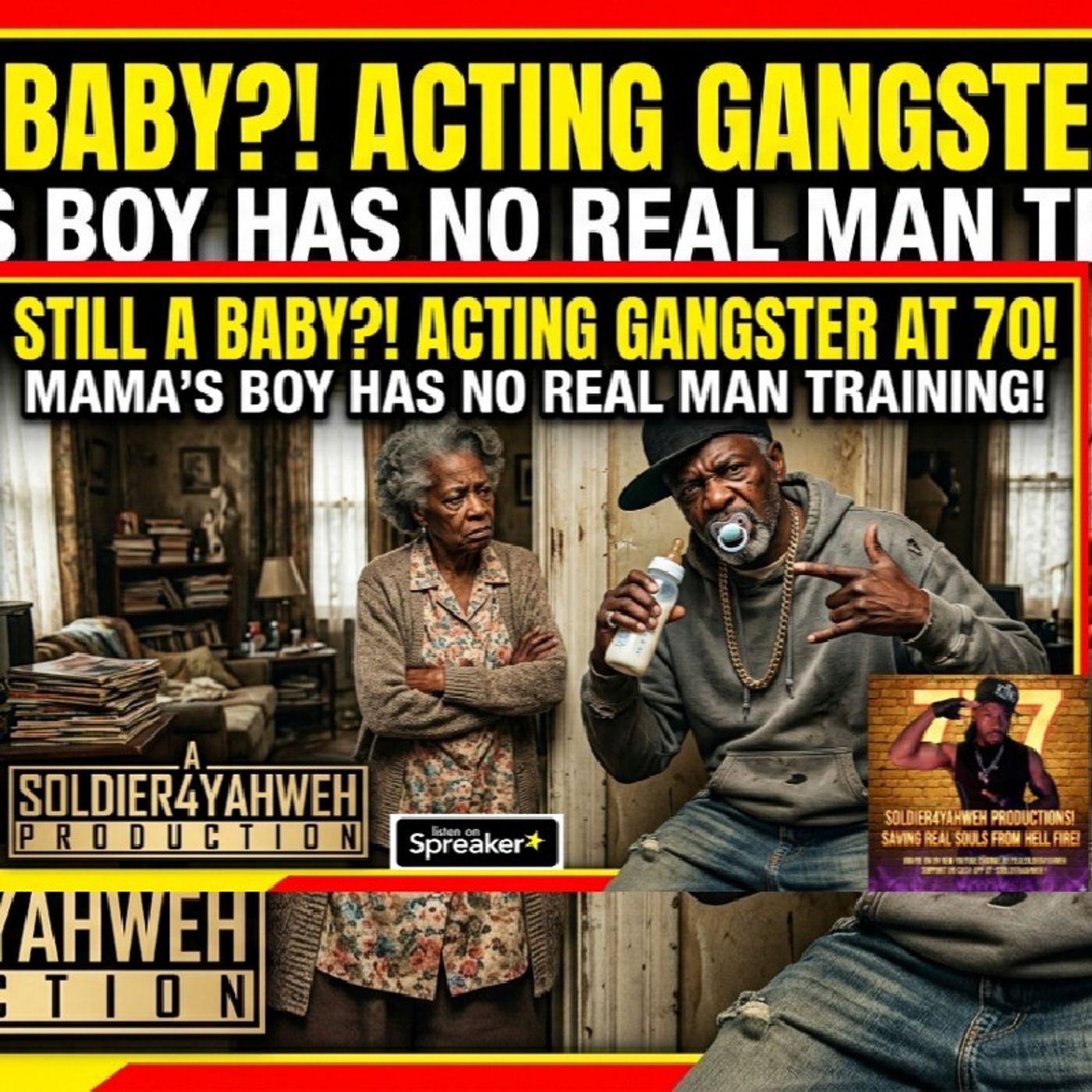 U HAVE NOT EVOLVED INTO A REAL MAN BEFORE YAHWEH HE IS FURIOUS!! episode artwork