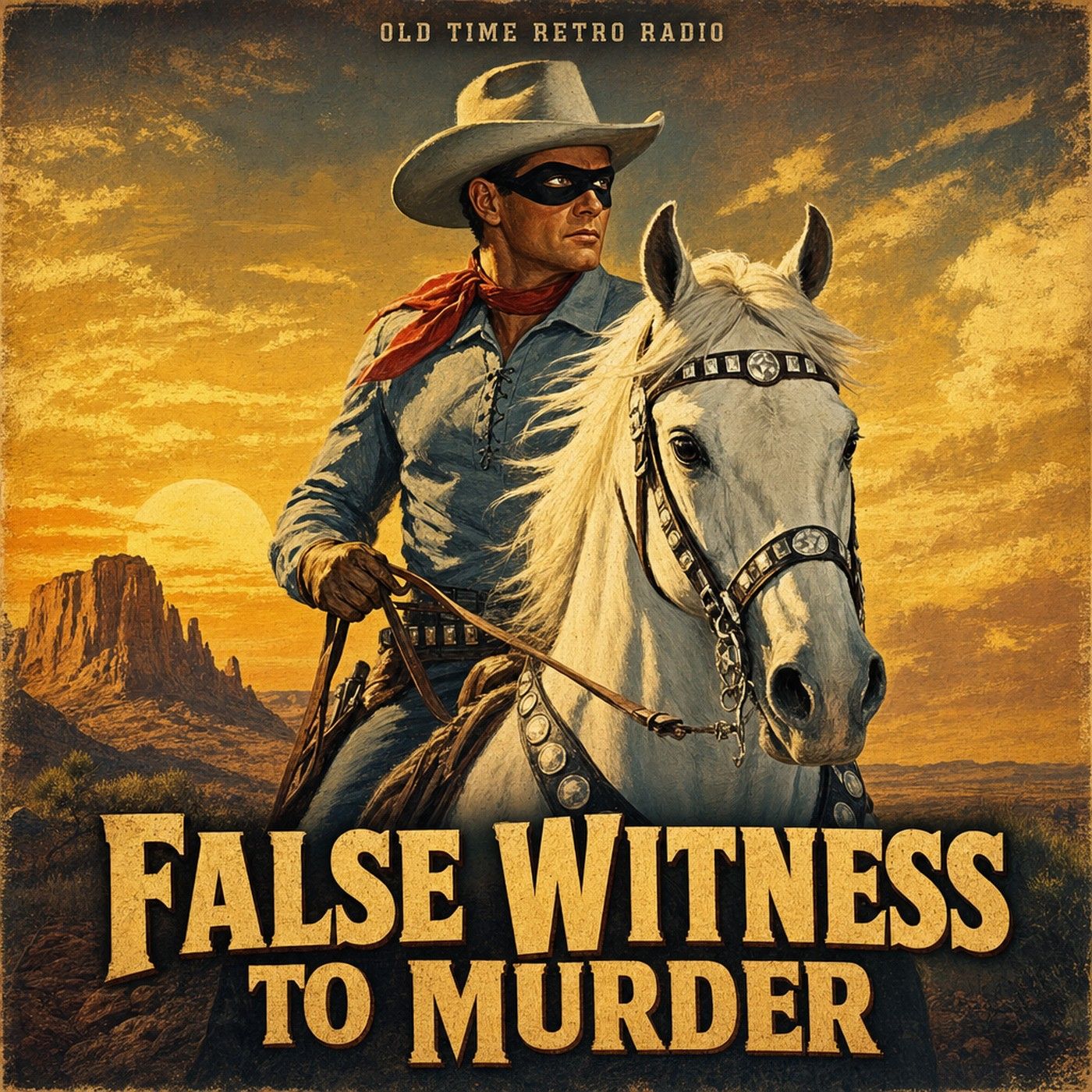 The Lone Ranger - "False Witness to Murder" (Old Time Radio, 1940) episode artwork