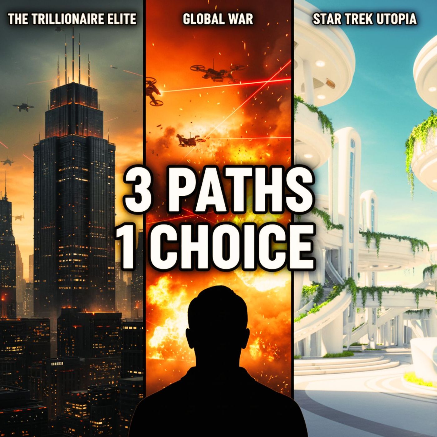 Trillionaires, War, or Utopia: The Only 3 Paths for the Future of AI Trillionaires, War, or Utopia: The Only 3 Paths for the Future of AI