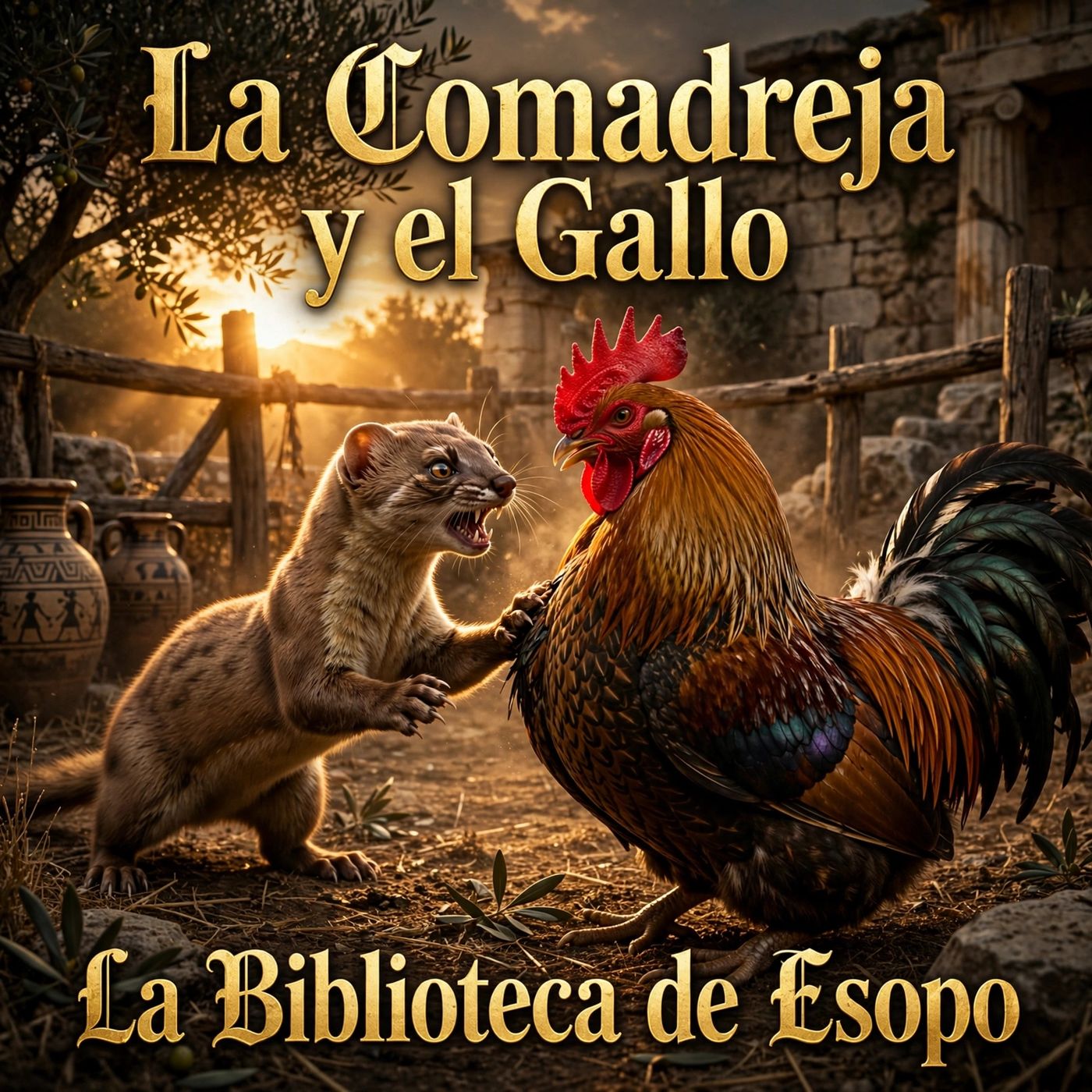 016 - La comadreja y el gallo Audiolibro - Esopo episode artwork