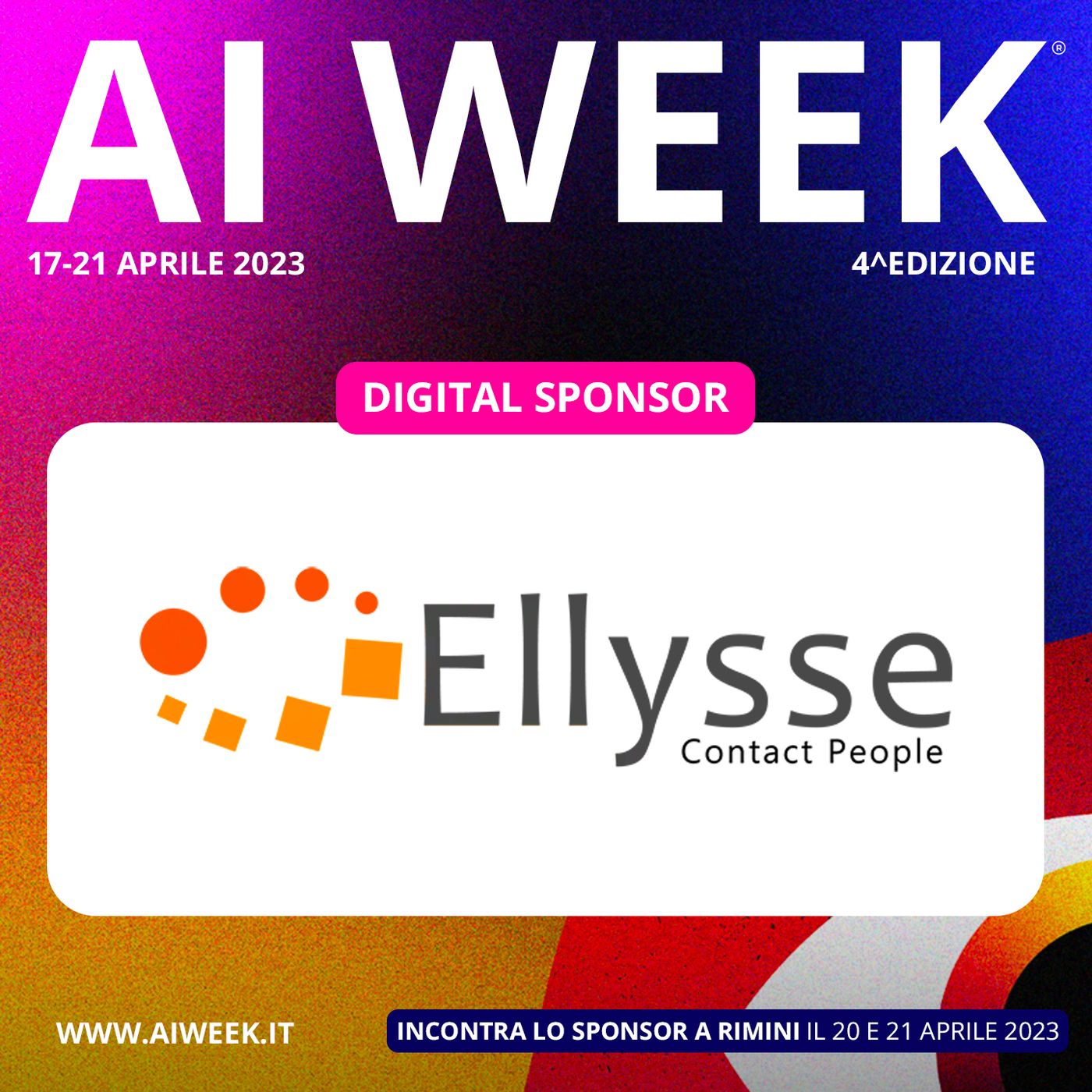 AI Week 2023: 4 chiacchiere con Marco Lunghini di Ellysse - e tu vieni a Rimini?