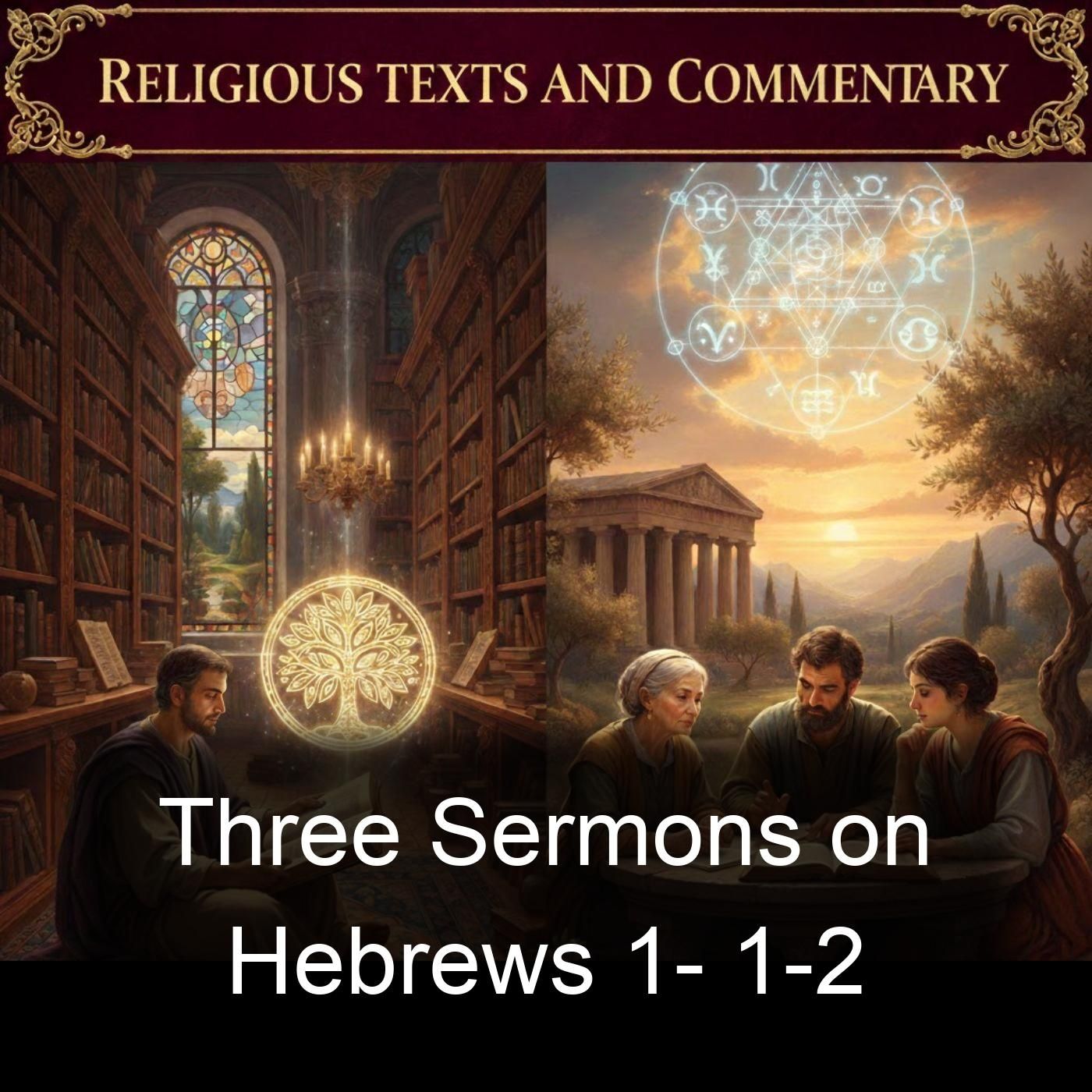 Three Sermons on Hebrews 1- 1-2 cover art