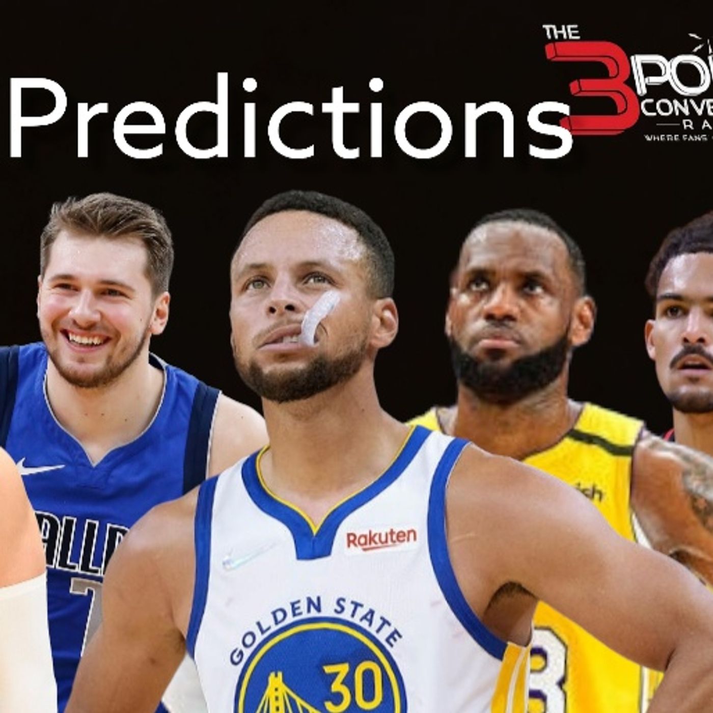 The 3 Point Conversion Sports Lounge - Kyrie vs. Nets, Questionable CFB Polls, NBA Predictions, Lamar vs. Justin, MLB Postseason episode artwork