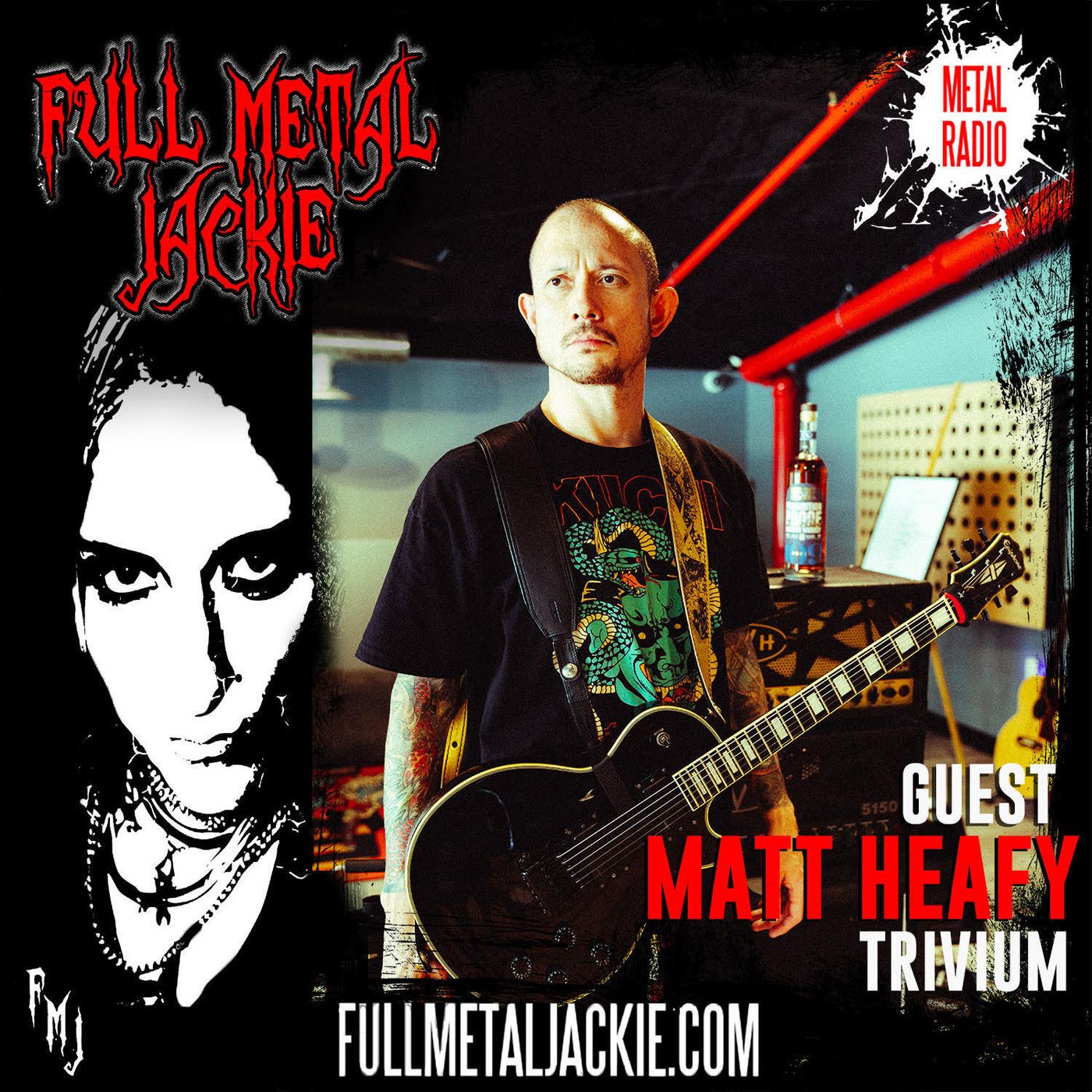 Matt Heafy of Trivium on the FMJ RADIO show WEEKEND OF 11/21/25! episode artwork
