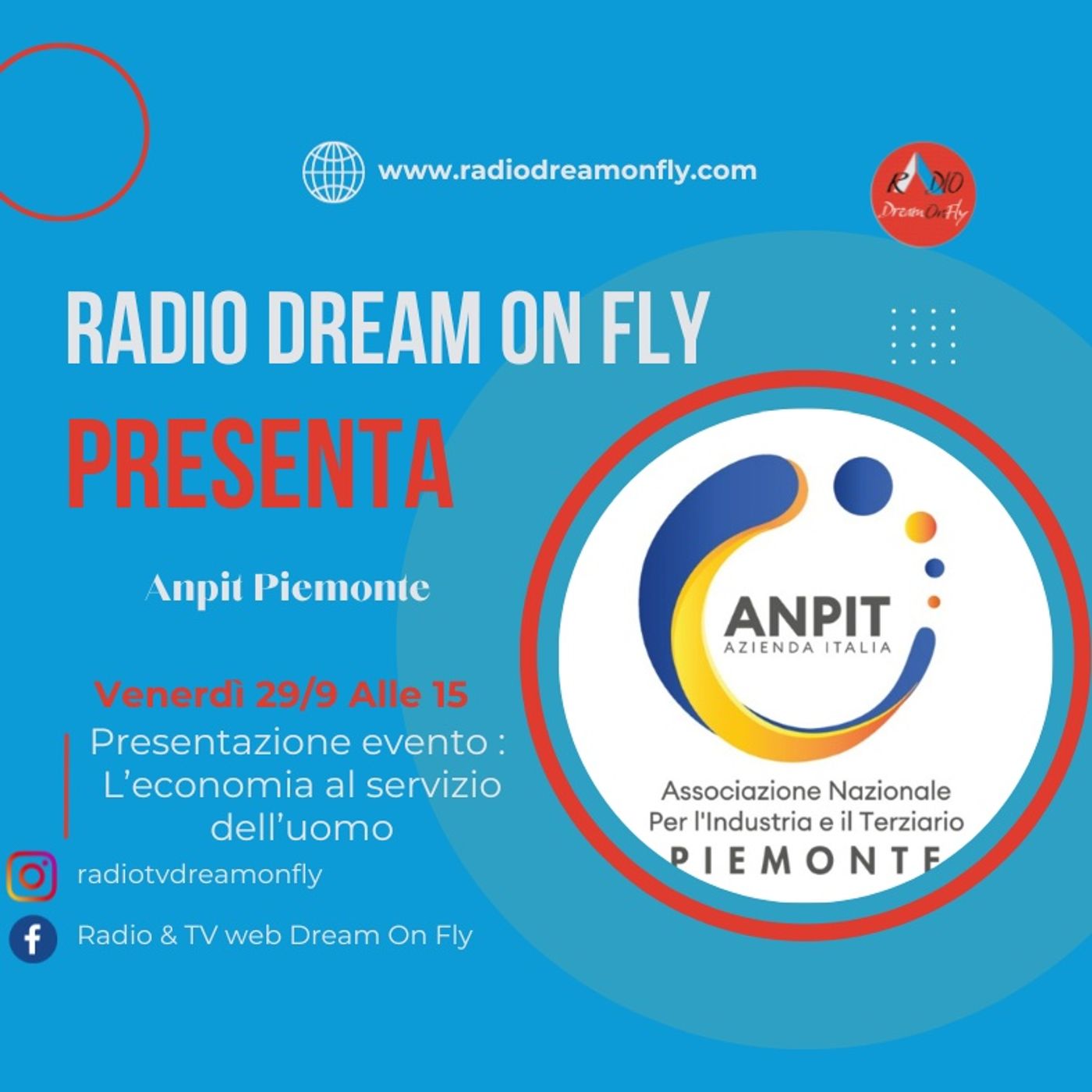 Anpit Piemonte presentazione evento "Piemonte Futuro: L'economia al Servizio dell'Uomo"