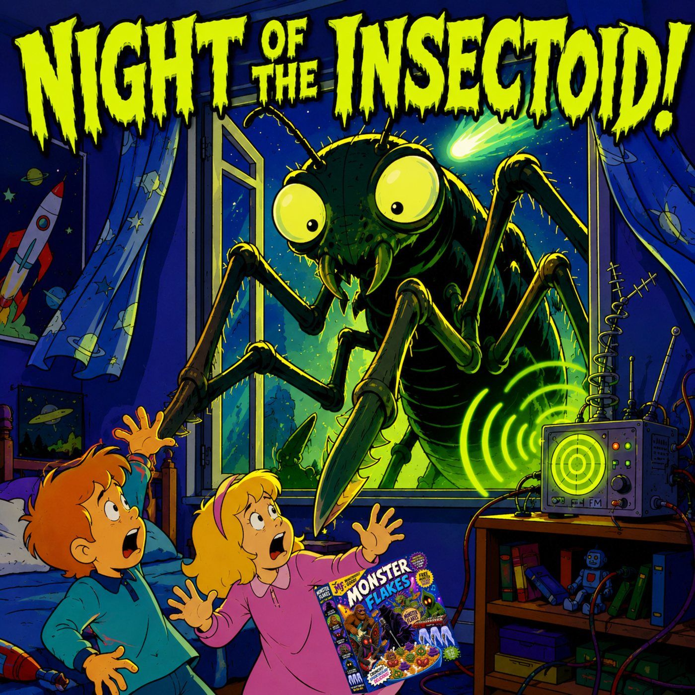 "Night of the Insectoid" by Monster Flakes episode artwork