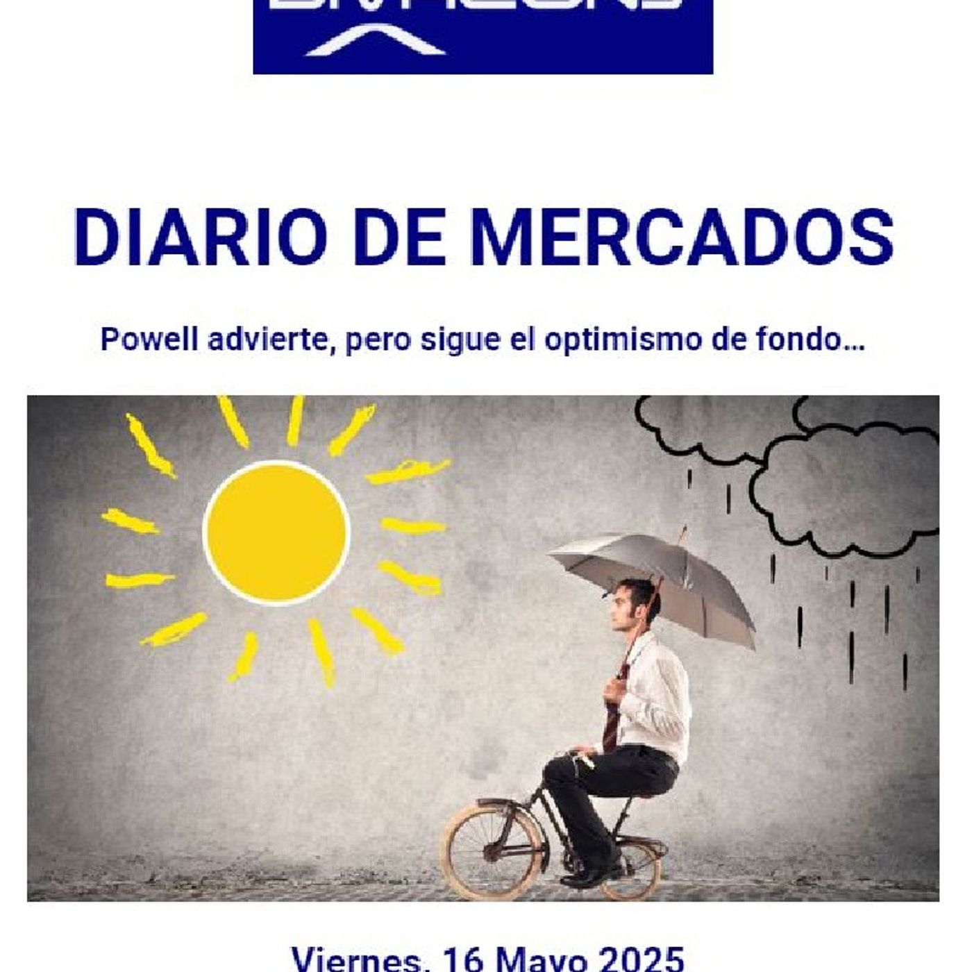 PODCAST en abierto DIARIO DE MERCADOS Viernes 16 Mayo 2025 episode artwork
