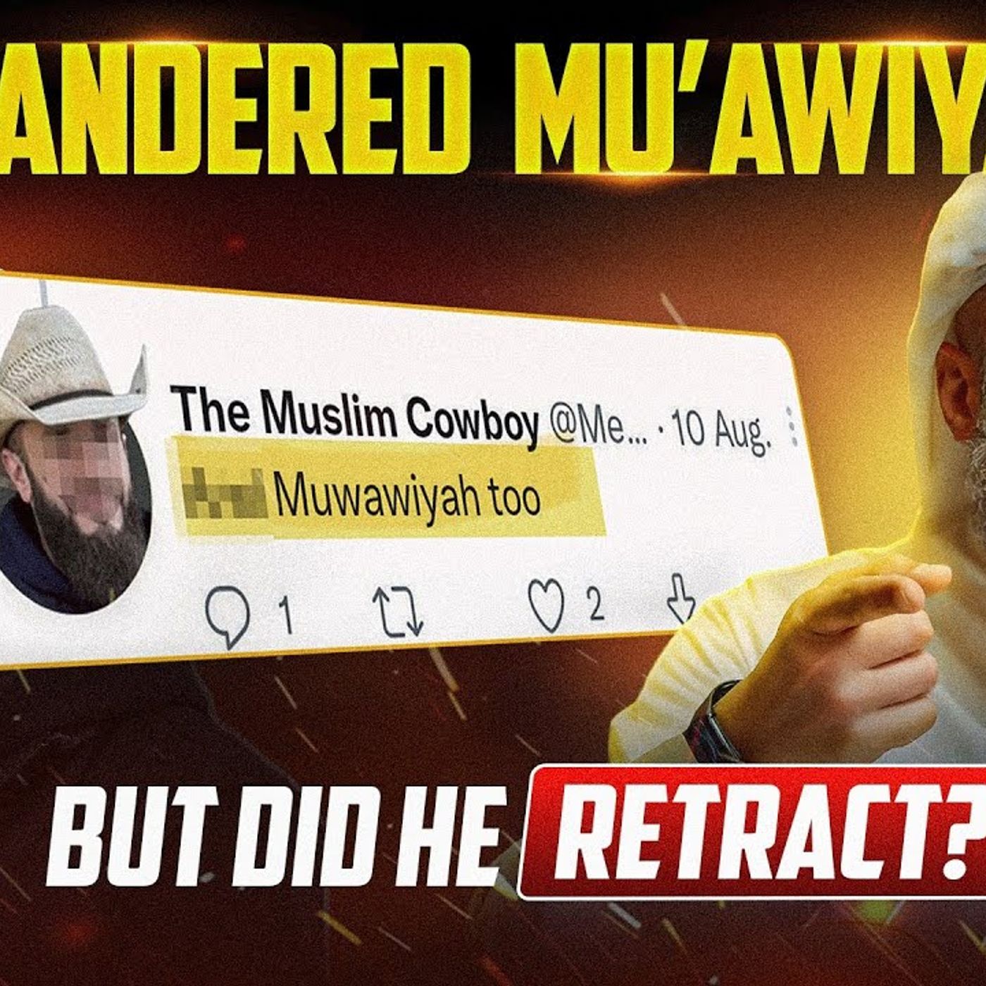Muslim Cowboy Attacks Mu’awiyah!