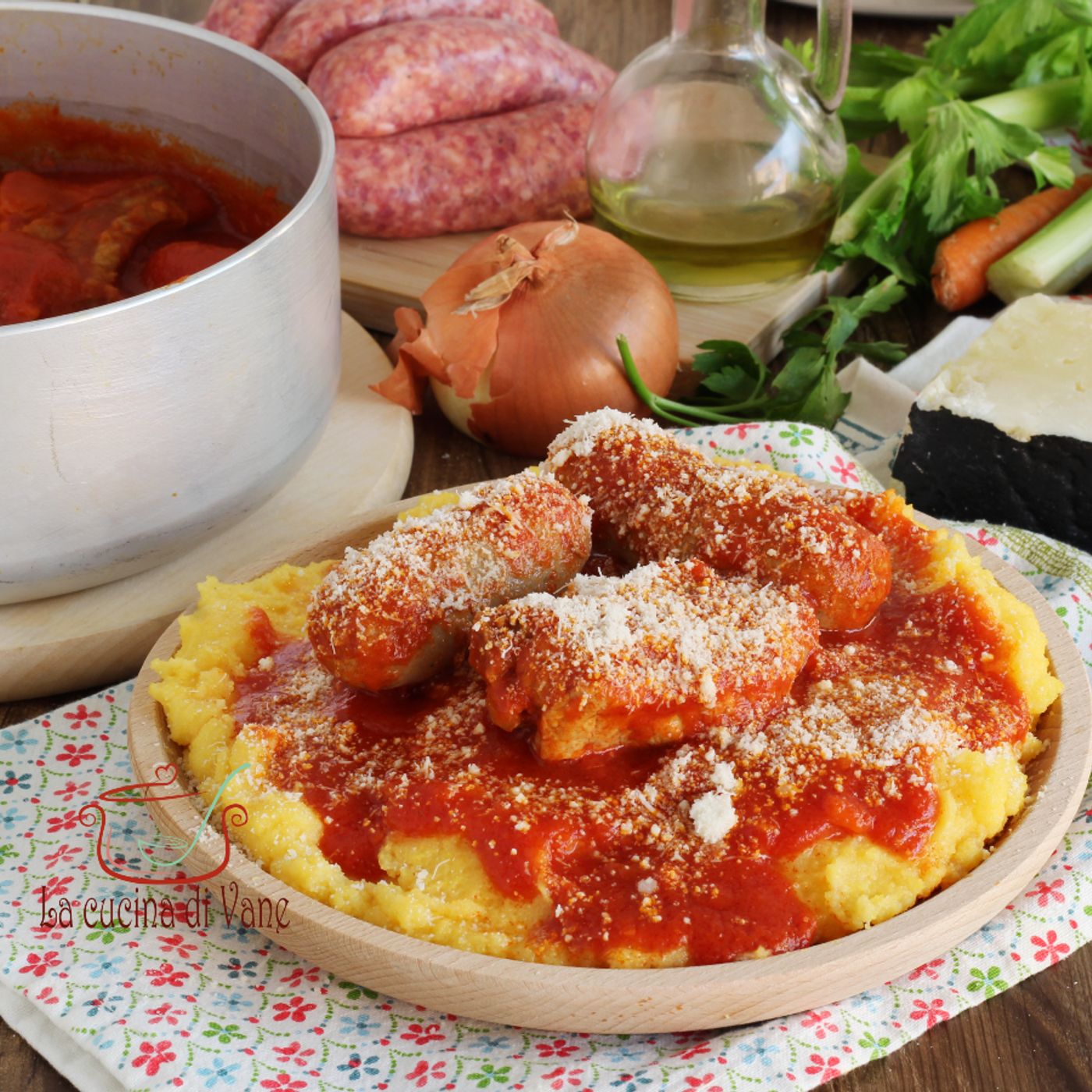 Polenta con salsicce e spuntature, ricetta romana laziale episode artwork