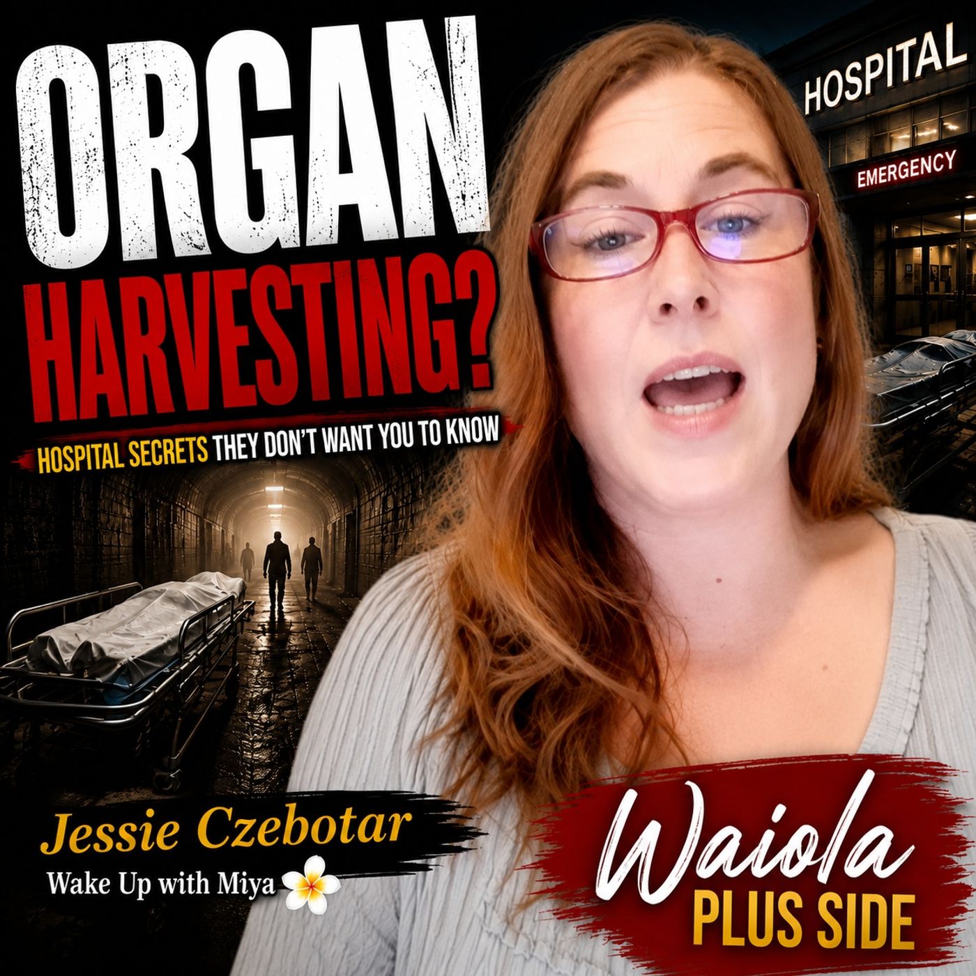 Episode 198. Hospitals, Organ Harvesting & Underground Tunnels | Jessie Czebotar episode artwork