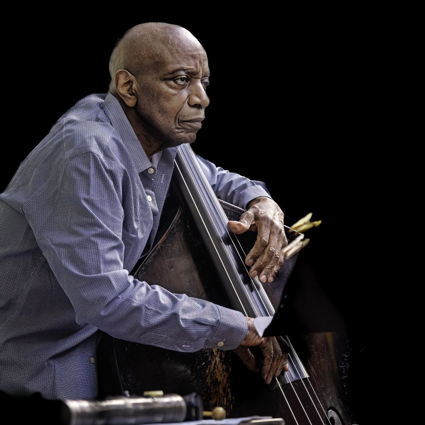 Reggie Workman enjoys mentoring his latest ensemble members  as they prepare for NAMA concert episode artwork