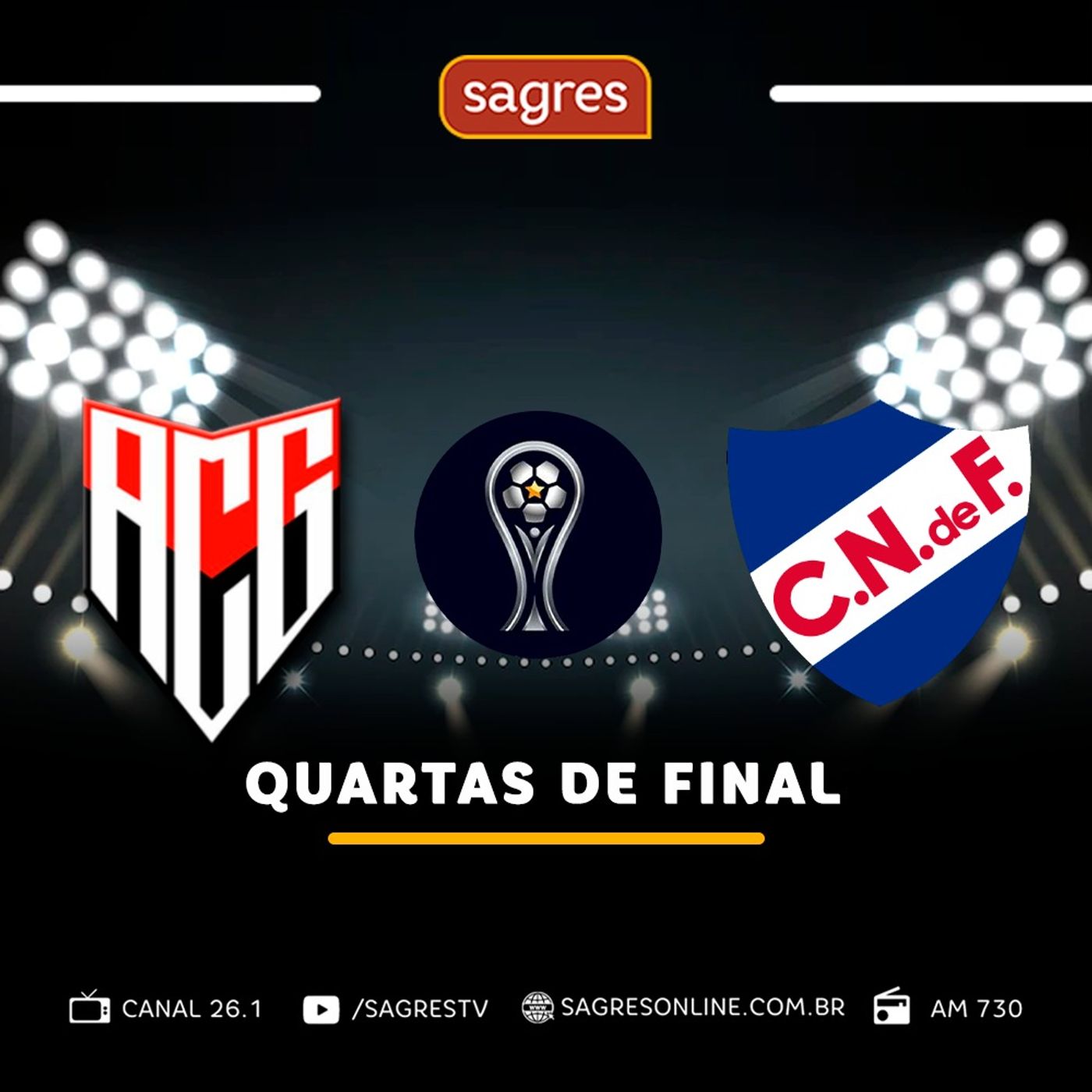 Sul-Americana 2022 - Quartas de final (volta) - Atlético-GO 2x0 Nacional-URU, com Vitor Roriz episode artwork