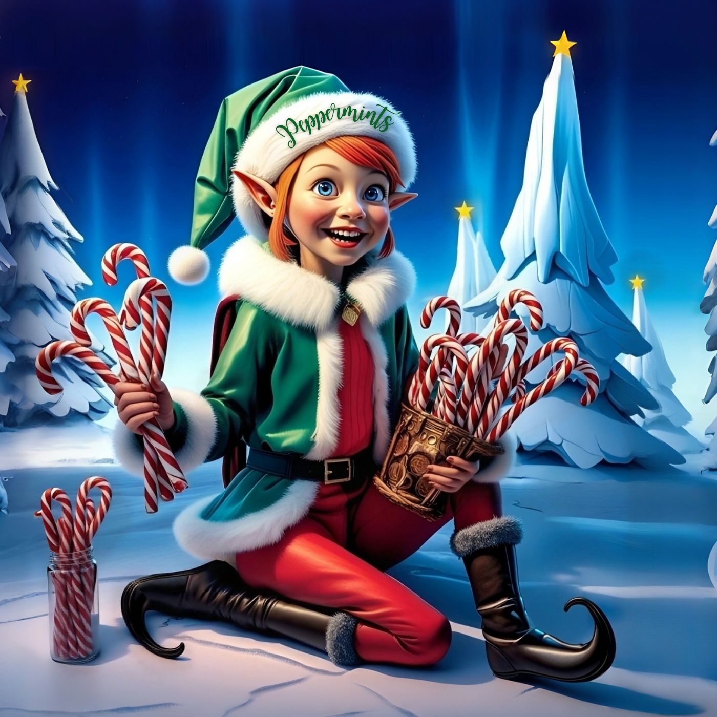 The Elf Chronicles Peppermints The Candy Cane Elf episode artwork