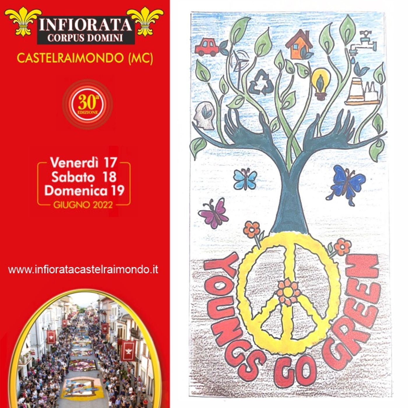 Infiorata Castelraimondo 2022 - GTMarche