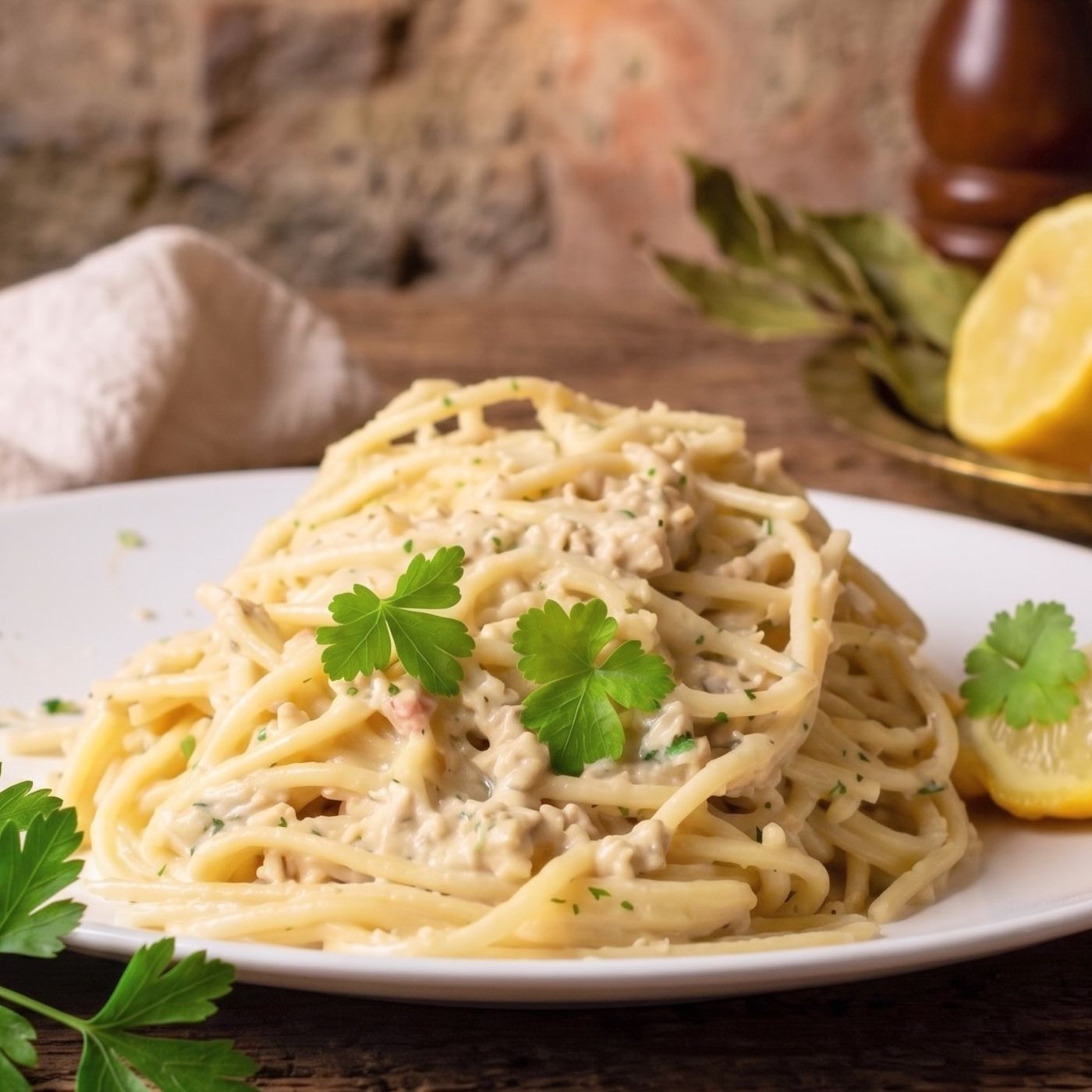 Spaghetti al tonno veg e limone: la ricetta facile, fresca e mediterranea episode artwork