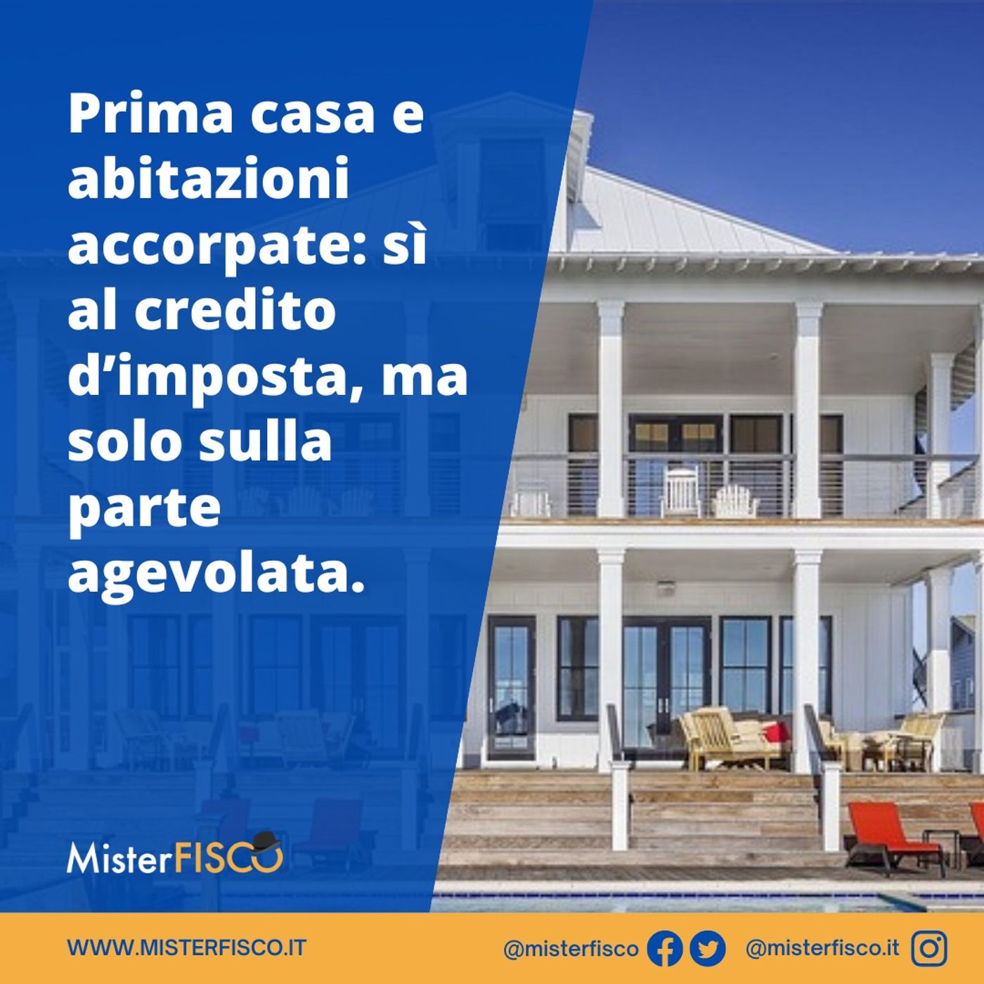 Prima casa e abitazioni accorpate: sì al credito d’imposta, ma solo sulla parte agevolata episode artwork