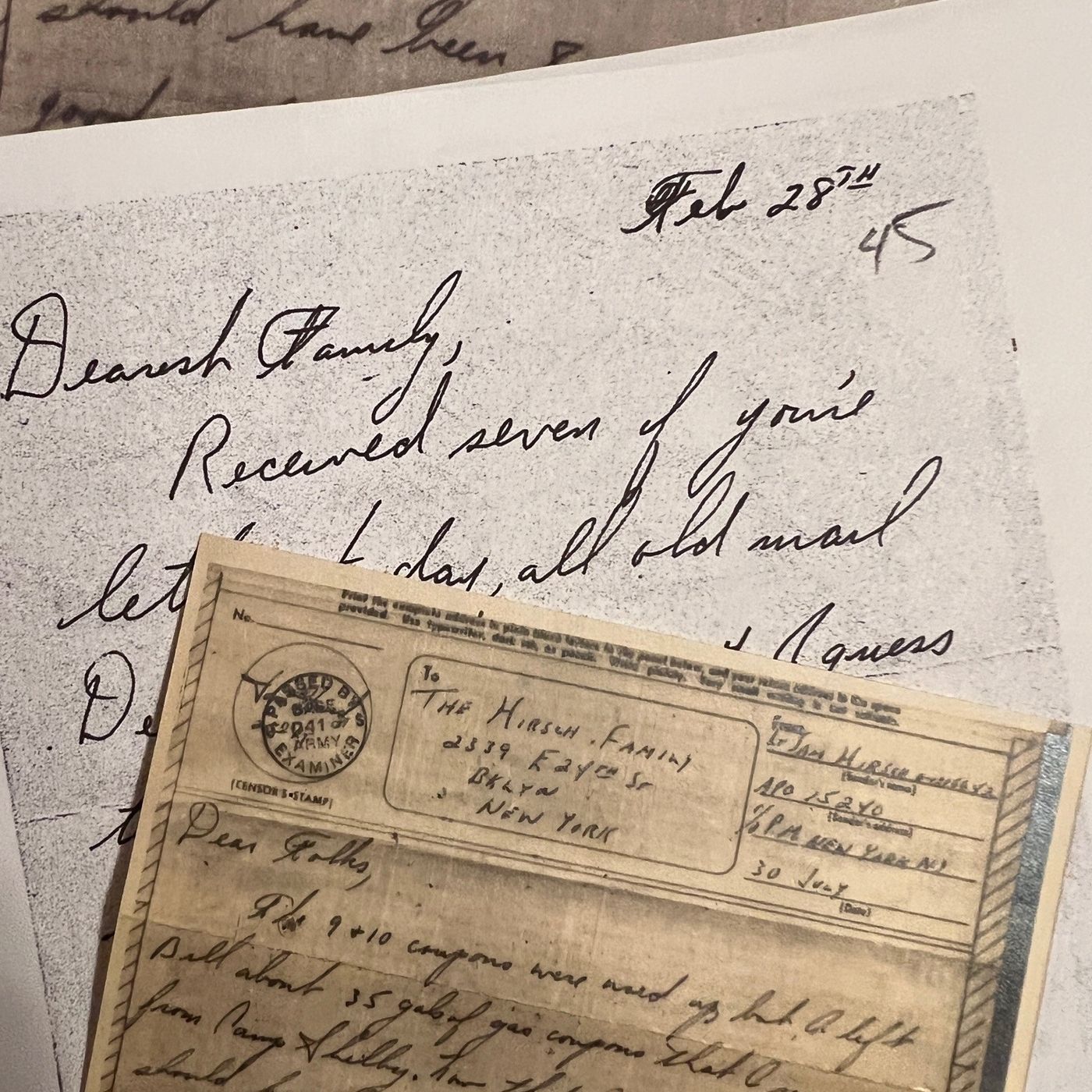 War and Family: Letters Home