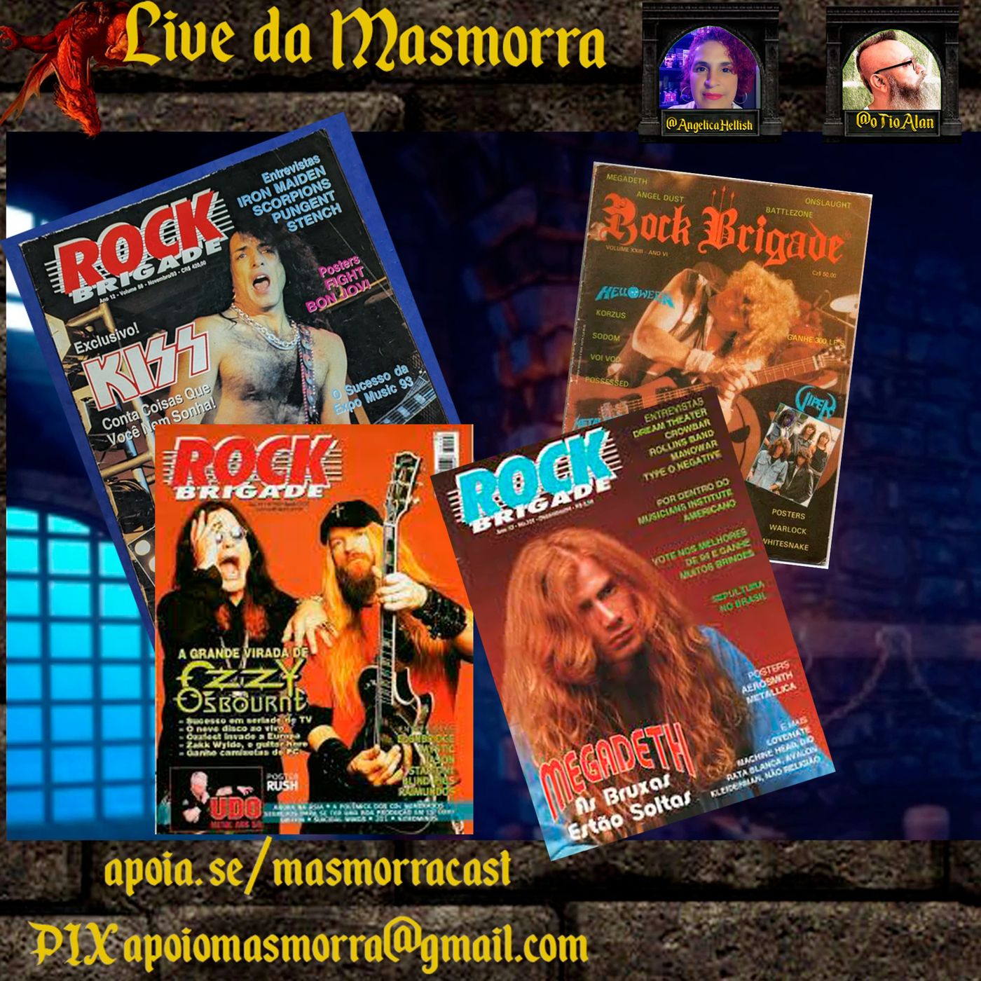 Live da Masmorra: E a Revista Rock Brigade hein? Lembra? episode artwork
