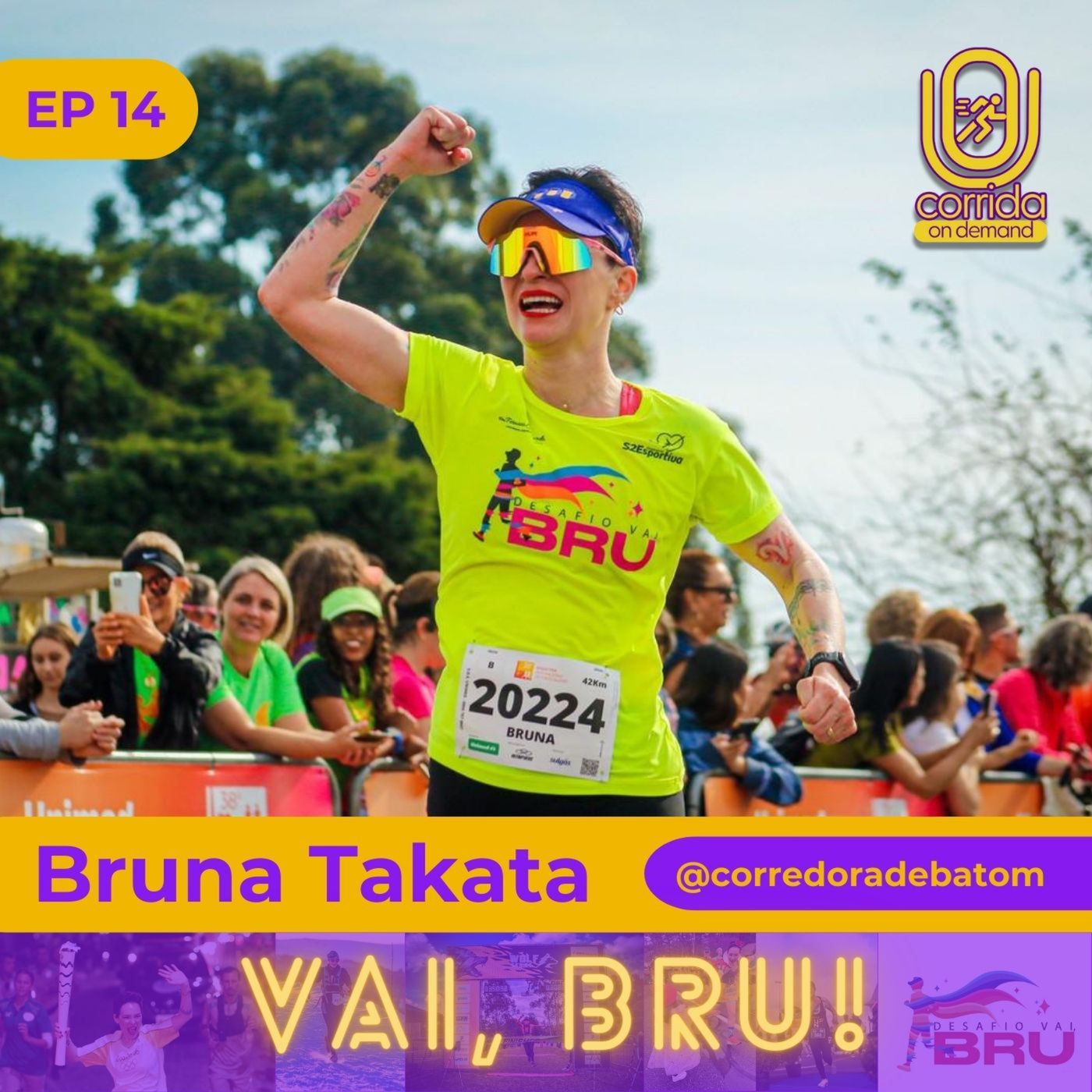 #15 Vai, BRU! com Bruna Takata ( @corredoradebatom) episode artwork