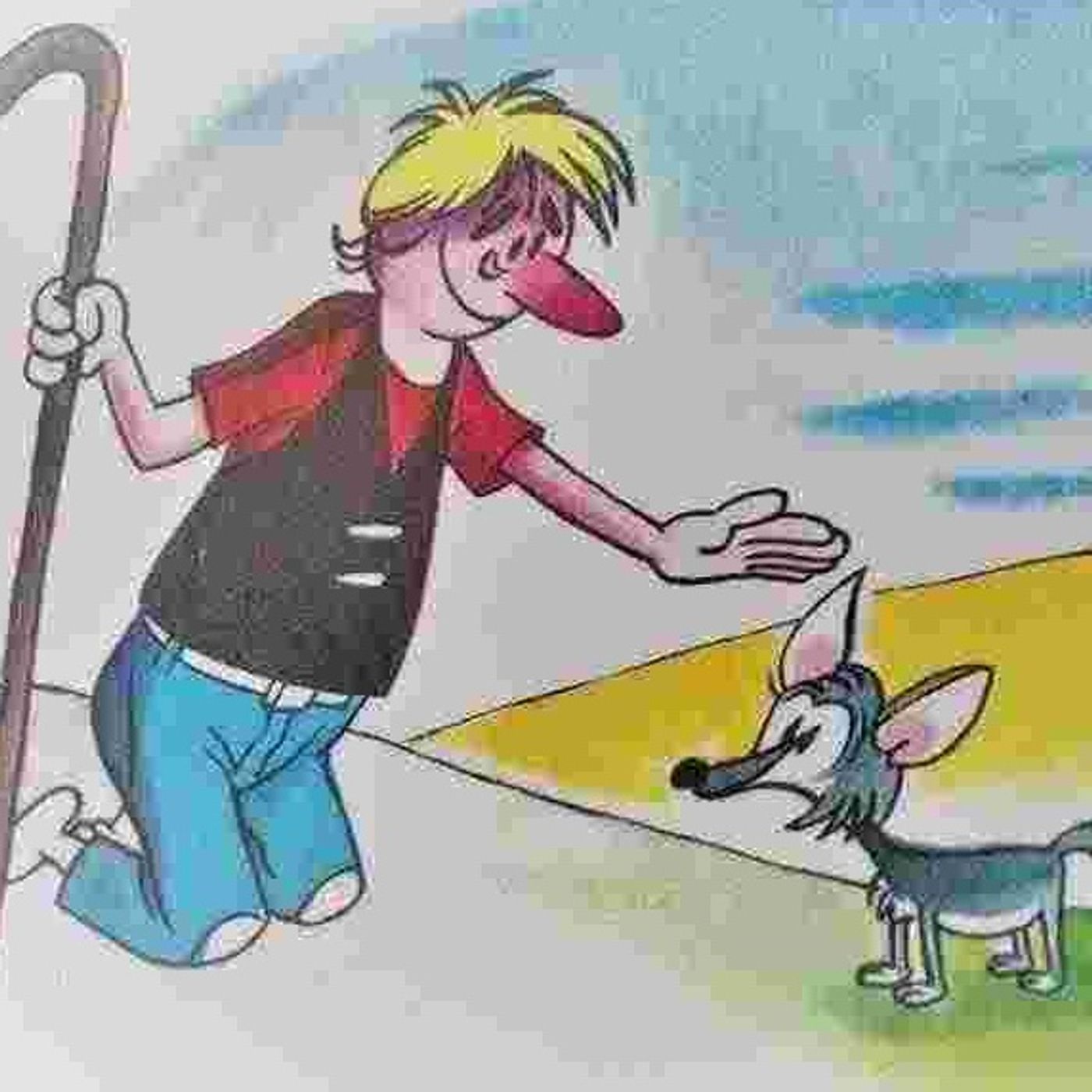 EL PASTOR Y LOS LOBEZNOS 🐺 Fábulas cortas  🐑 Audiocuentos