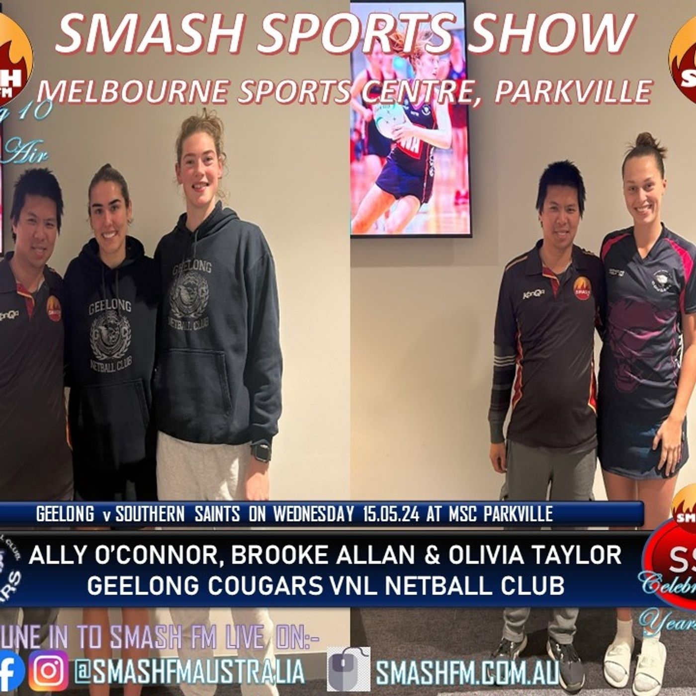 SSS10THYR: Geelong Cougars VNL24 Netball Captains Interviews 080524