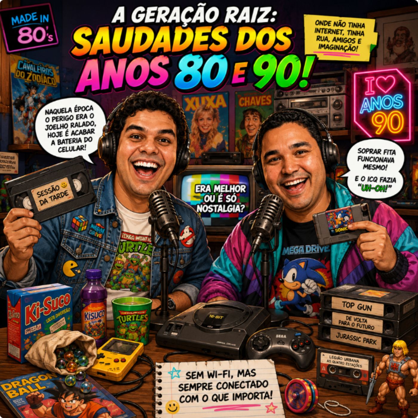 Episódio 88 📼 A Geração Raiz: Saudades dos Anos 80 e 90! episode artwork