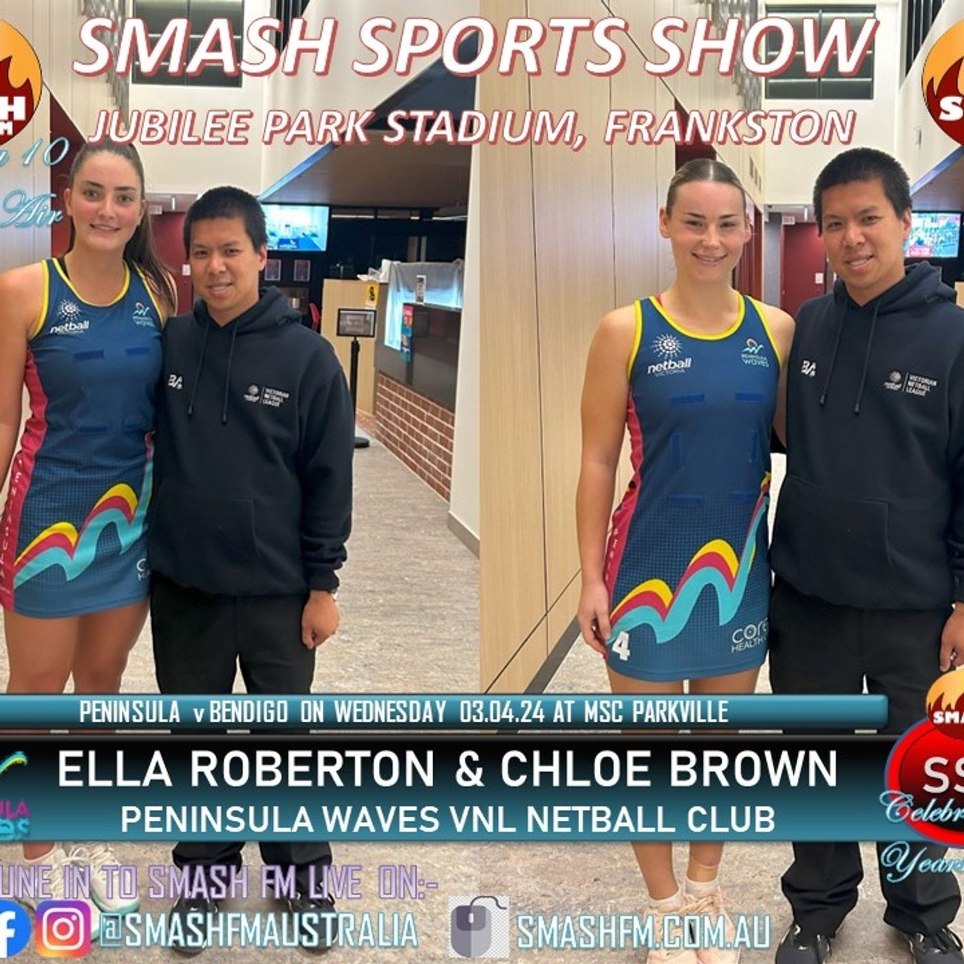 SSS10THYR: Peninsula Waves VNL24 Netball Post Game Interviews 270324