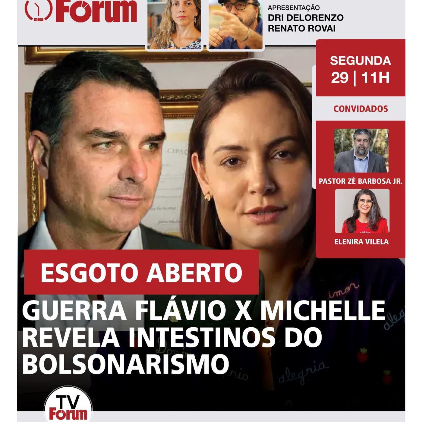 Esgoto aberto: Guerra Flávio X Michelle revela intestinos do bolsonarismo | 29.06.26 episode artwork