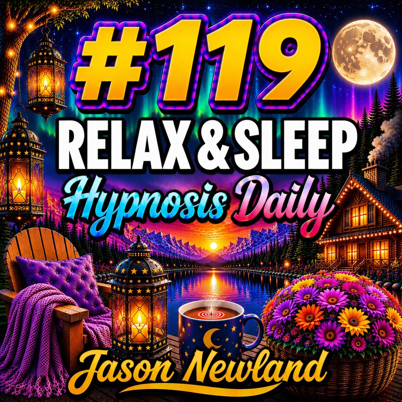 #119 Relax & Sleep Hypnosis Daily - ALLOW YOURSELF TO RELAX DEEPLY (Jason Newland) episode artwork