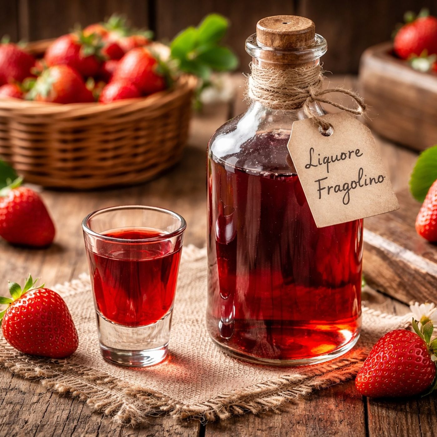Fragolino fatto in casa: il liquore alle fragole profumato e facilissimo 🍓 episode artwork