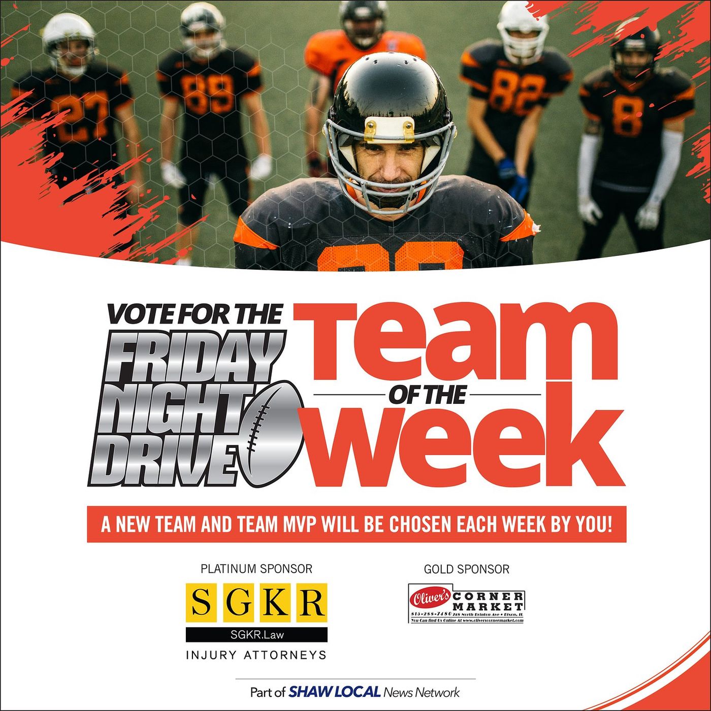 Friday Night Drive’s Team of the Week voting is open for Week 8 of the 2025 season