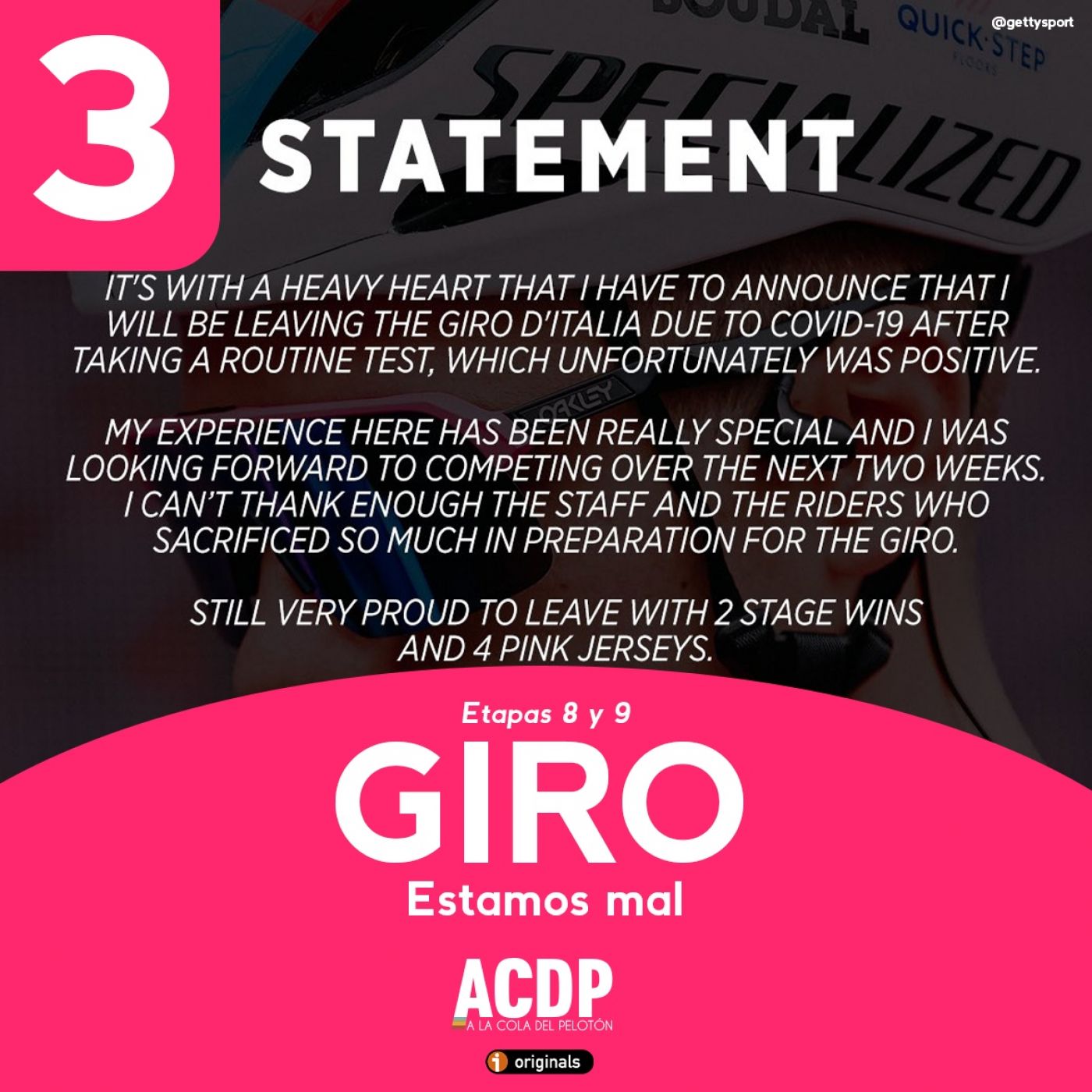 #3 | Especial Giro de Italia: Estamos tristes | A la Cola del Pelotón episode artwork