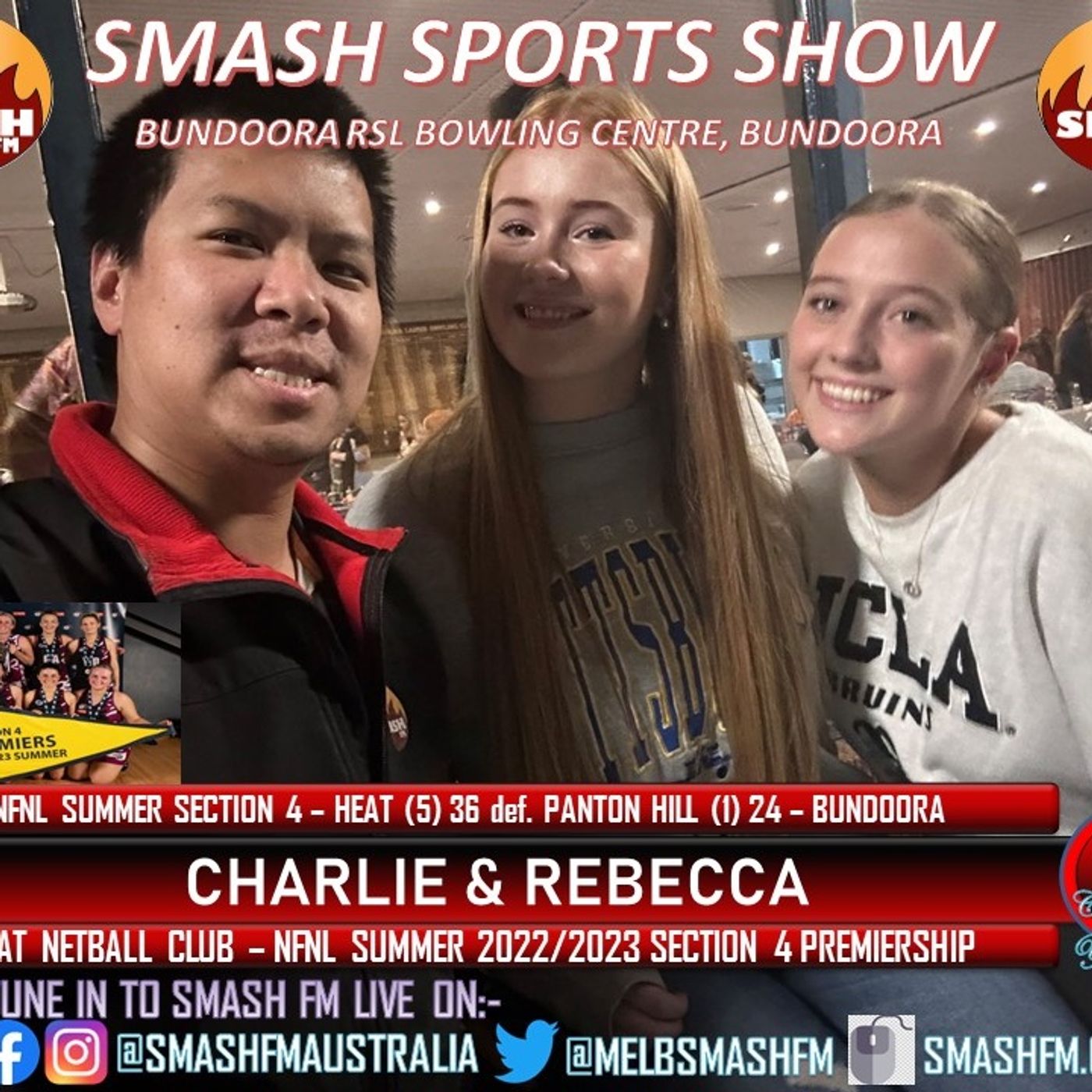 SSS10THYR: Heat Netball NFNL Section 4 Summer Premiership Player Interviews 310323