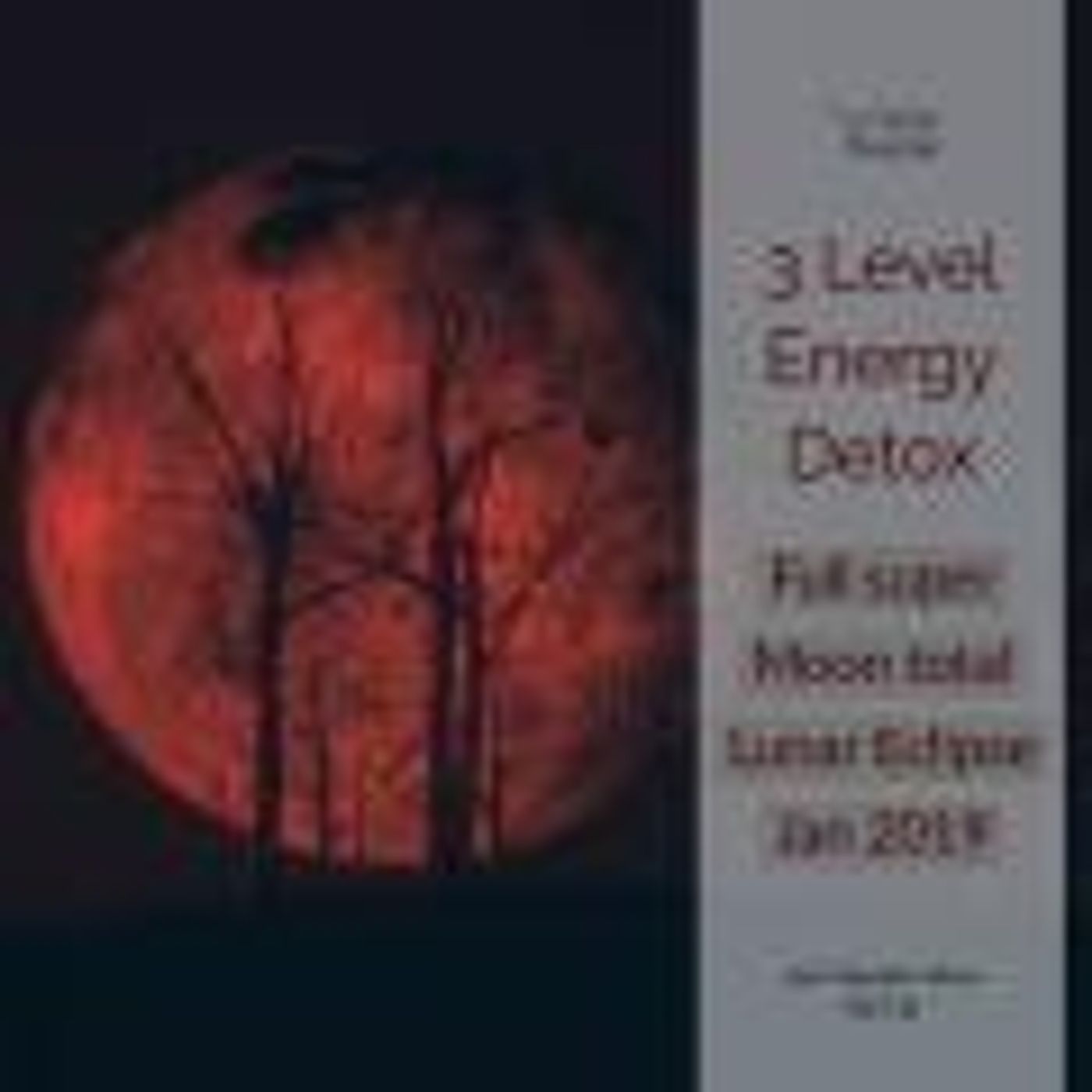 3 Level Energy Detox: Full Super Moon Total Lunar Eclipse