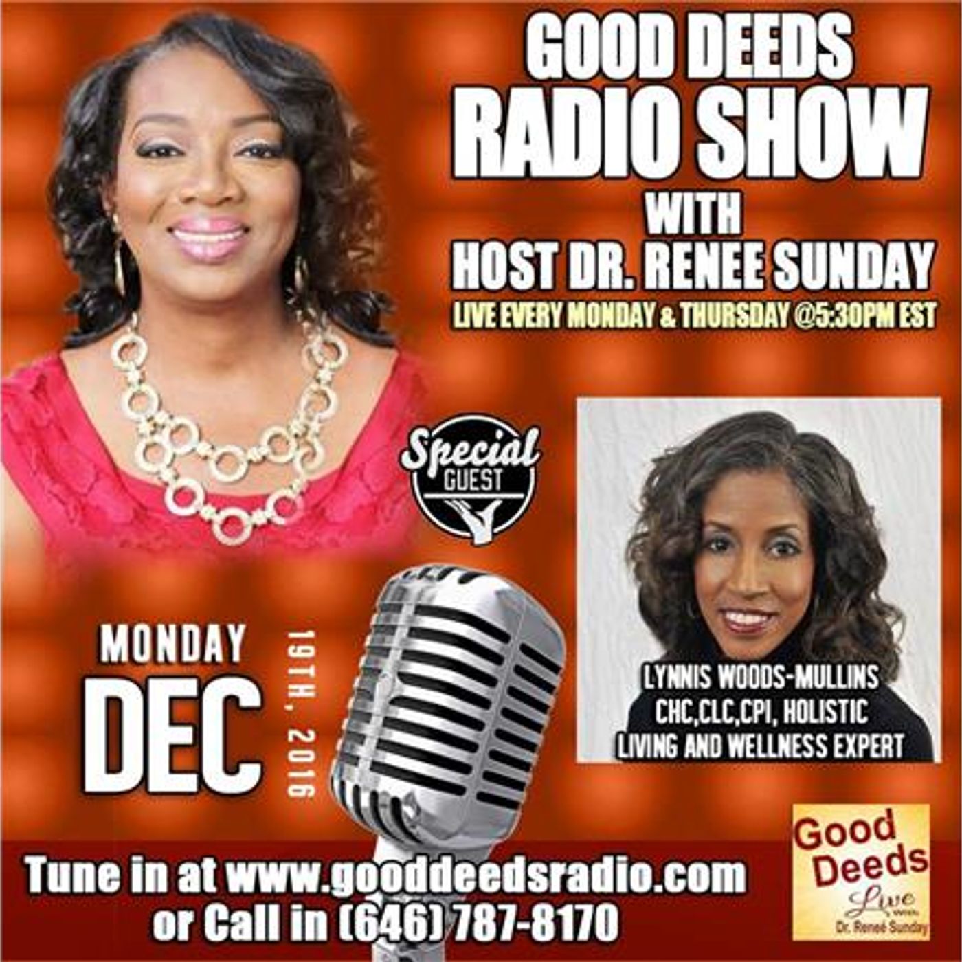 Dr. Renee Sunday\'s show