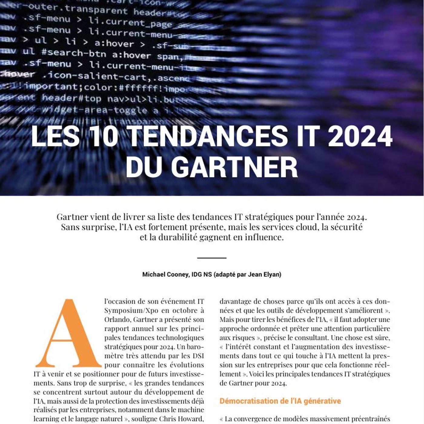 Le Monde Informatique