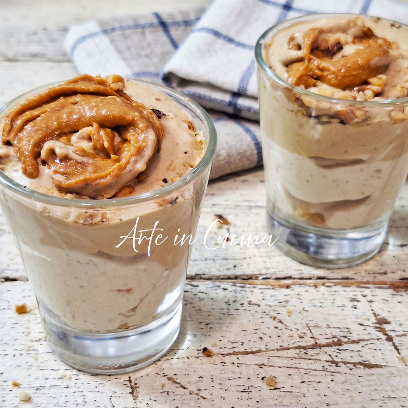 COPPETTE CAFFè e BURRO d'ARACHIDI: il dessert cremoso monoporzione pronto in 5 minuti