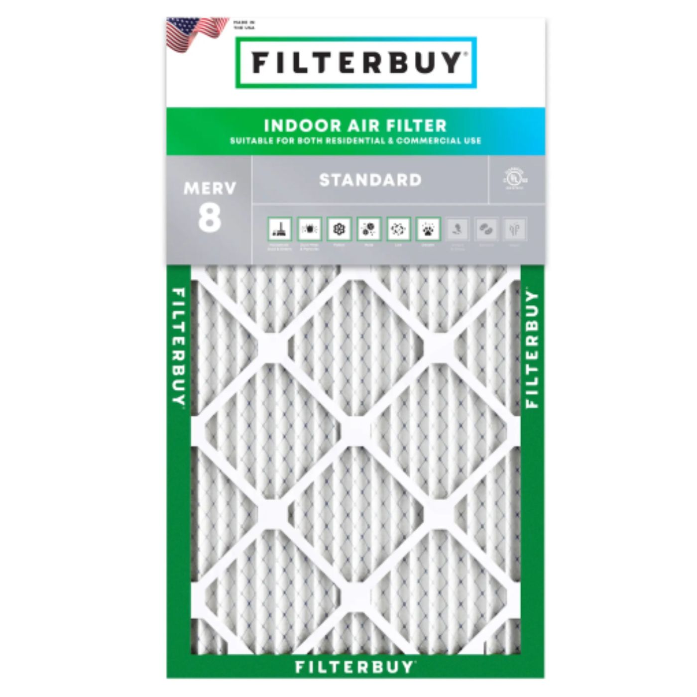 Best MERV 8 17.25x19.25x1 Furnace & HVAC Air Conditioner Filters