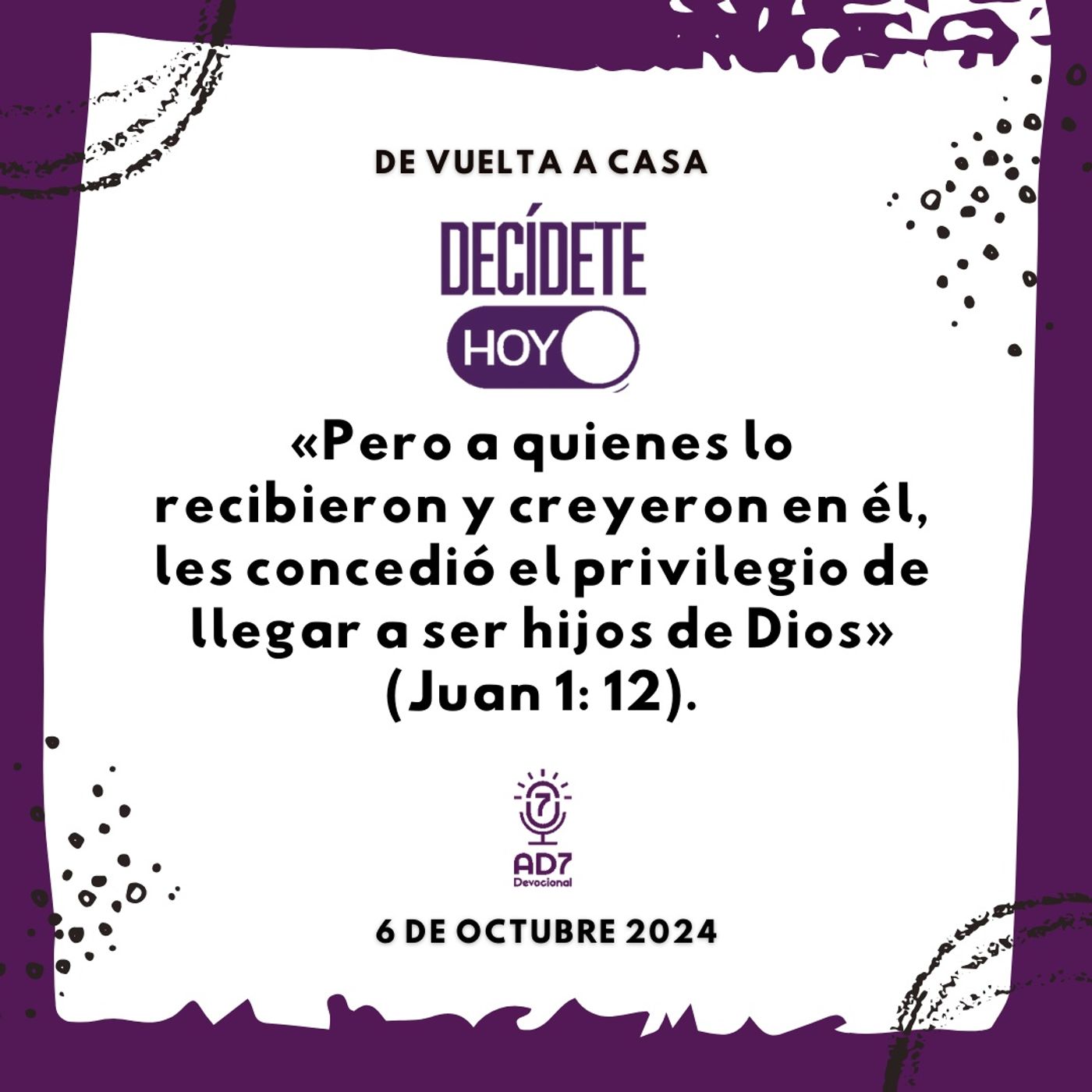 De vuelta a casa | Devocional de Jóvenes | 6 de octubre 2024