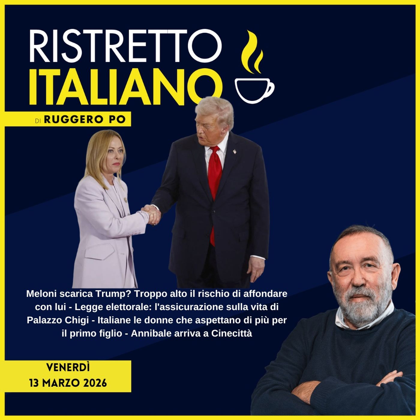 Ristretto Italiano - 13 marzo 2026 episode artwork