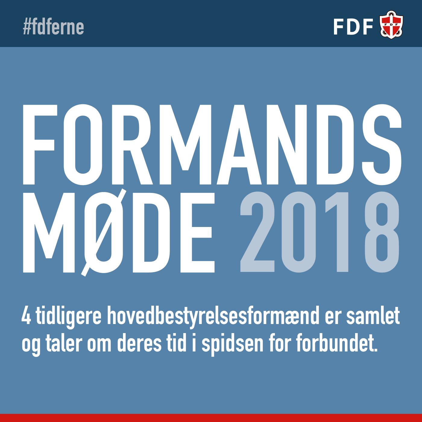Formandsmøde 2018 af fdferne