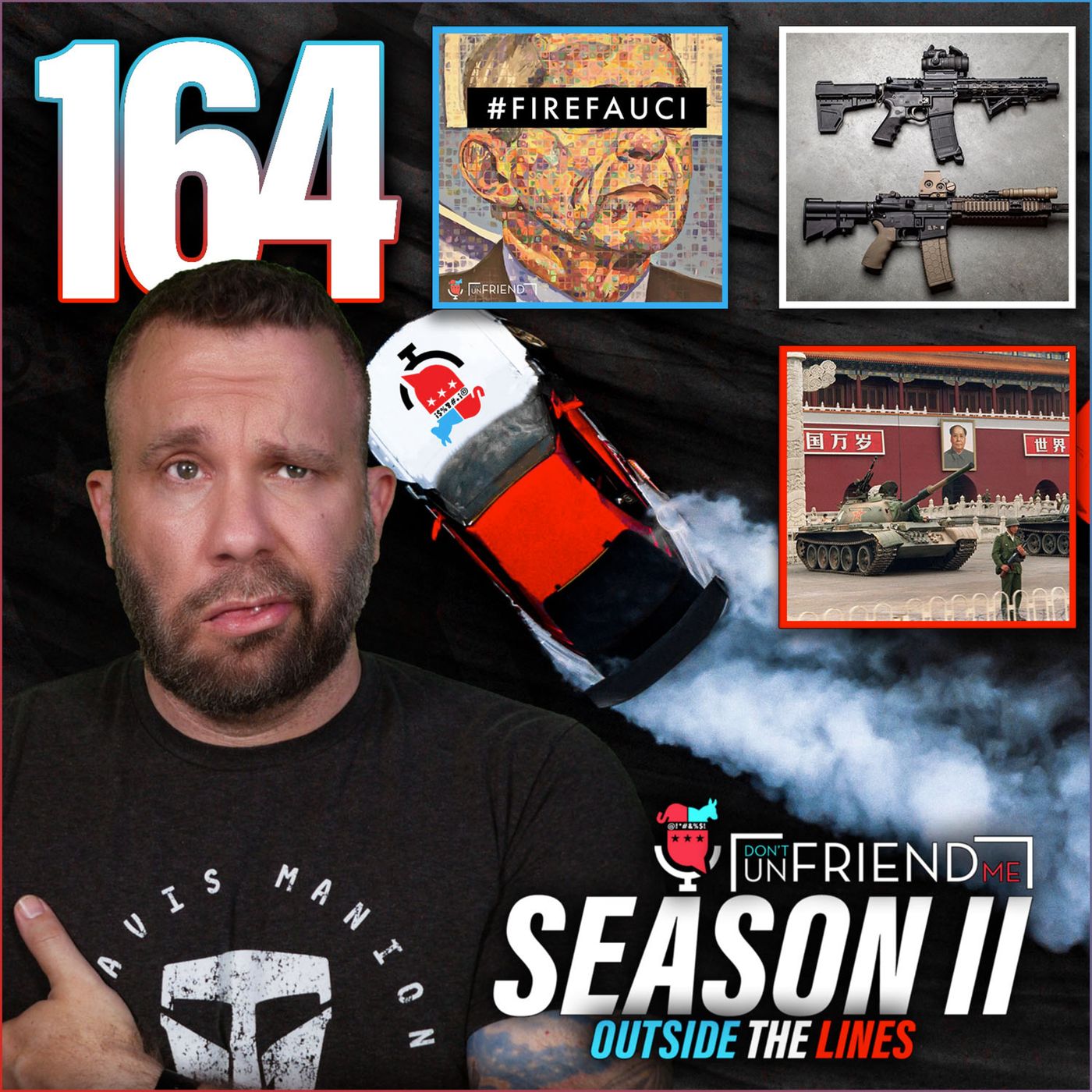 #164: Fire Fauci. California gets guns back. Hong Kong Tiananmen 2.0 episode artwork