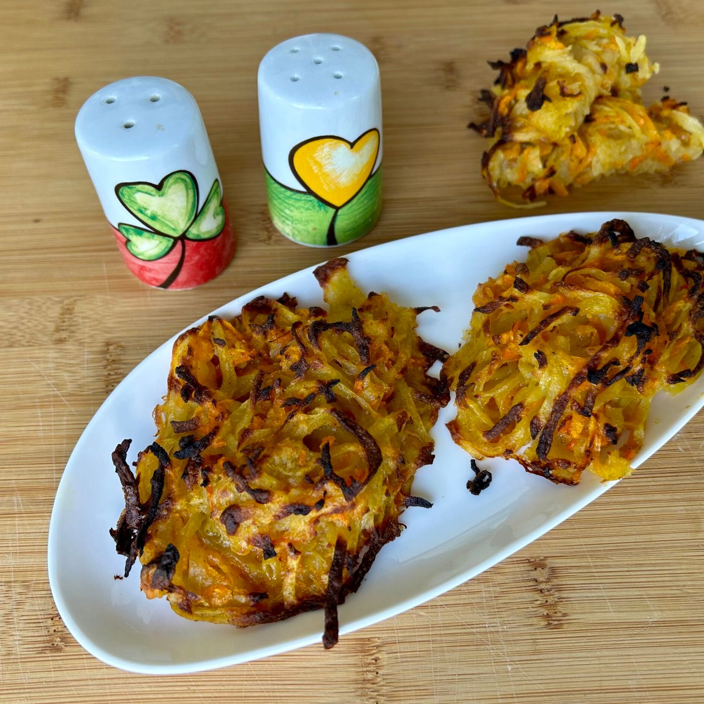Rösti di patate e carote