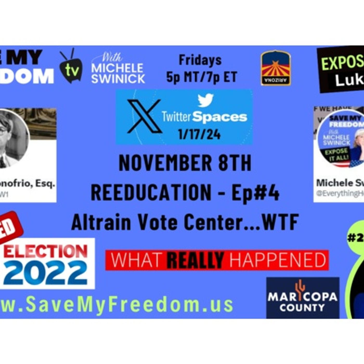 240 NOV 8 ELECTION Ep #4: Altrain Vote Center - Time Change & Mystery Tabulators episode artwork